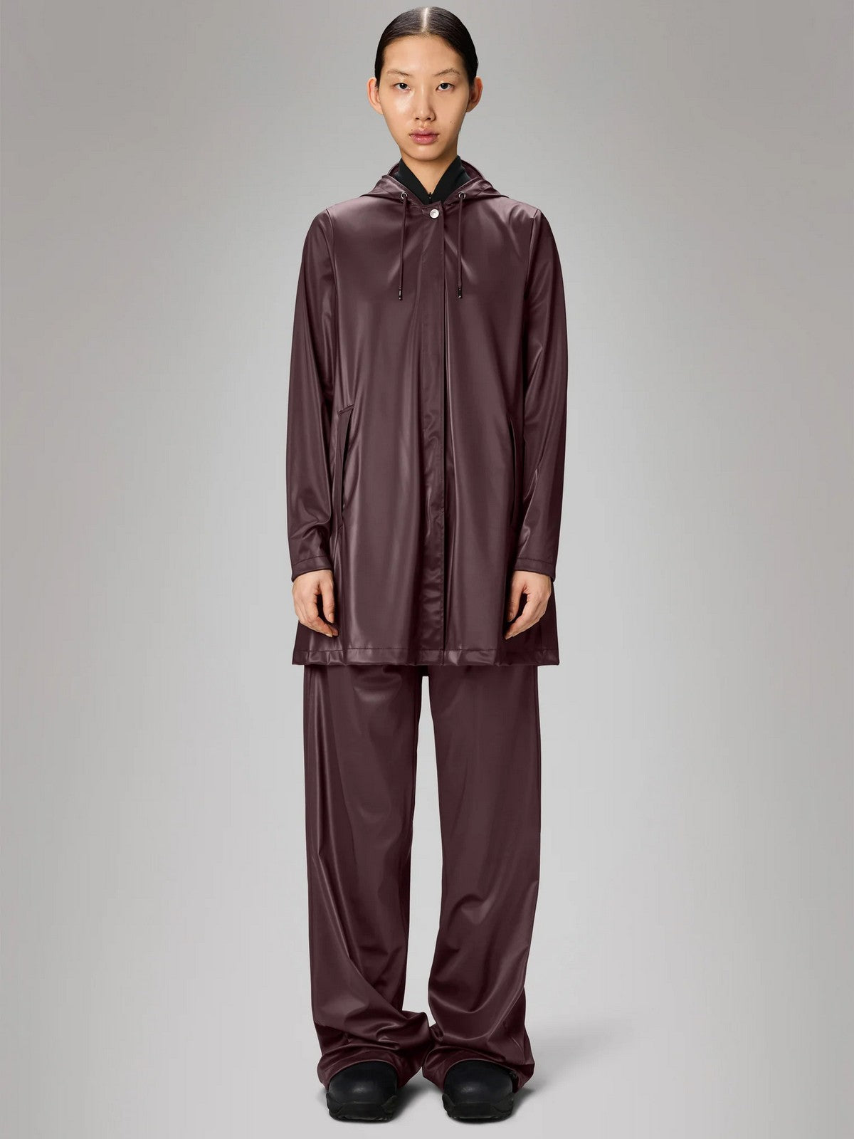 RAINS Giubbino Donna A-line W Jacket W3 18050 129 Depth Depth