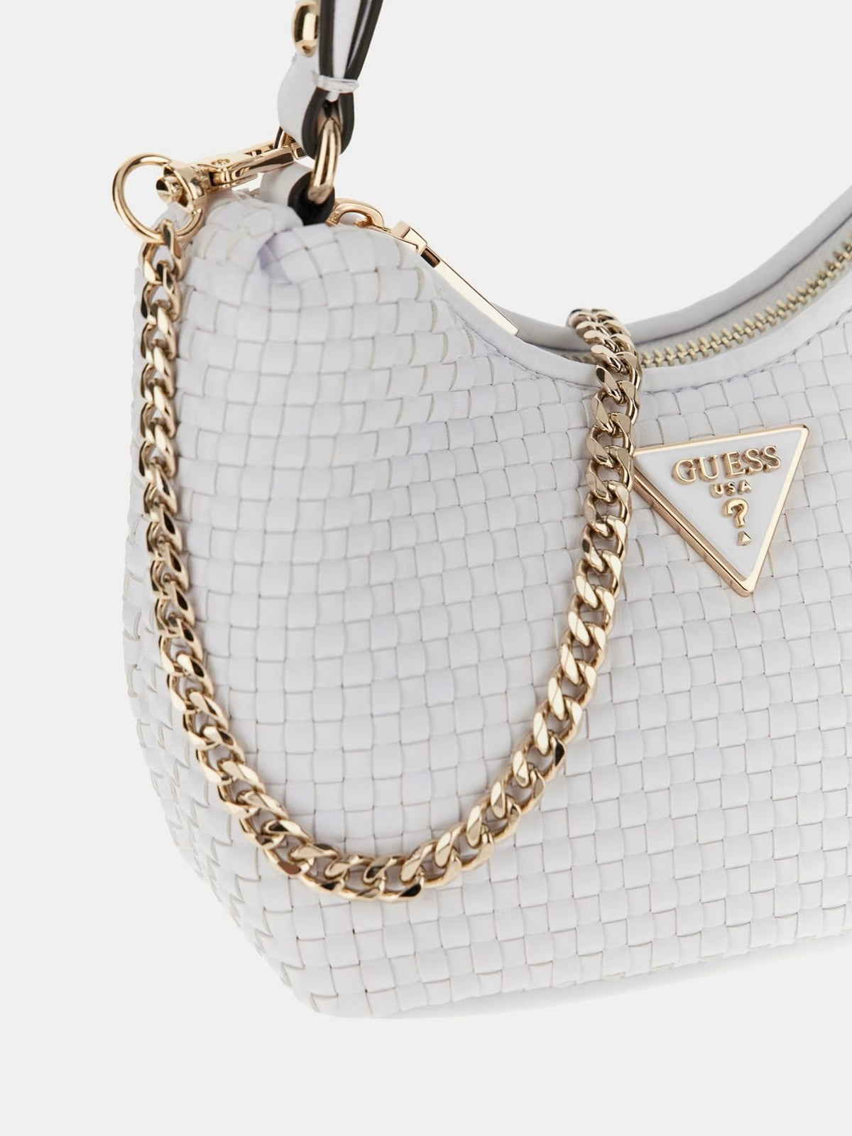 GUESS Borsa Donna Emelda Crossbody Top HWWG92 19730 WHI Bianco gioboutiqueweb