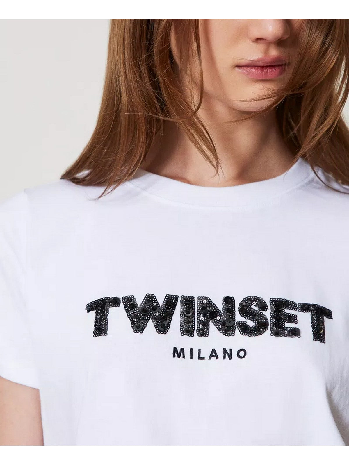 TWINSET T-shirt Donna 251TP2070 00001 Bianco gioboutiqueweb