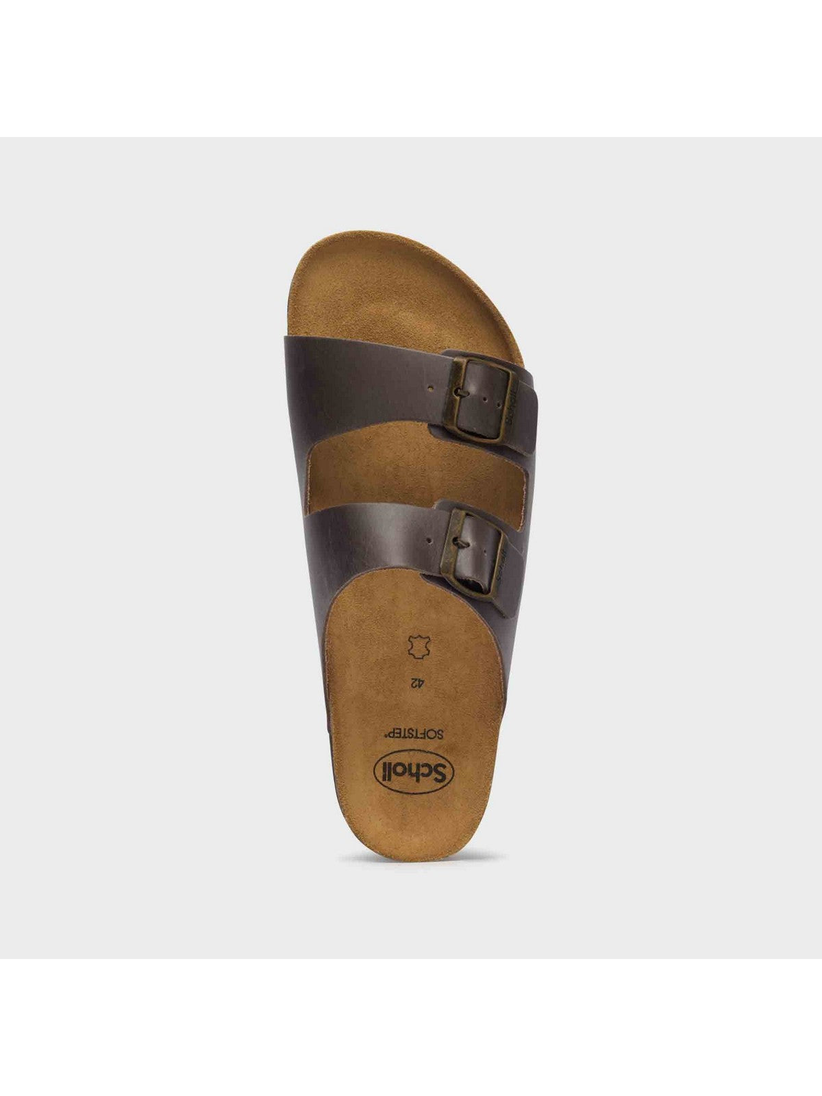 SCHOLL Sandalo Uomo JULIEN NEW COFFEE LTR F300761590 COFFEE gioboutiqueweb