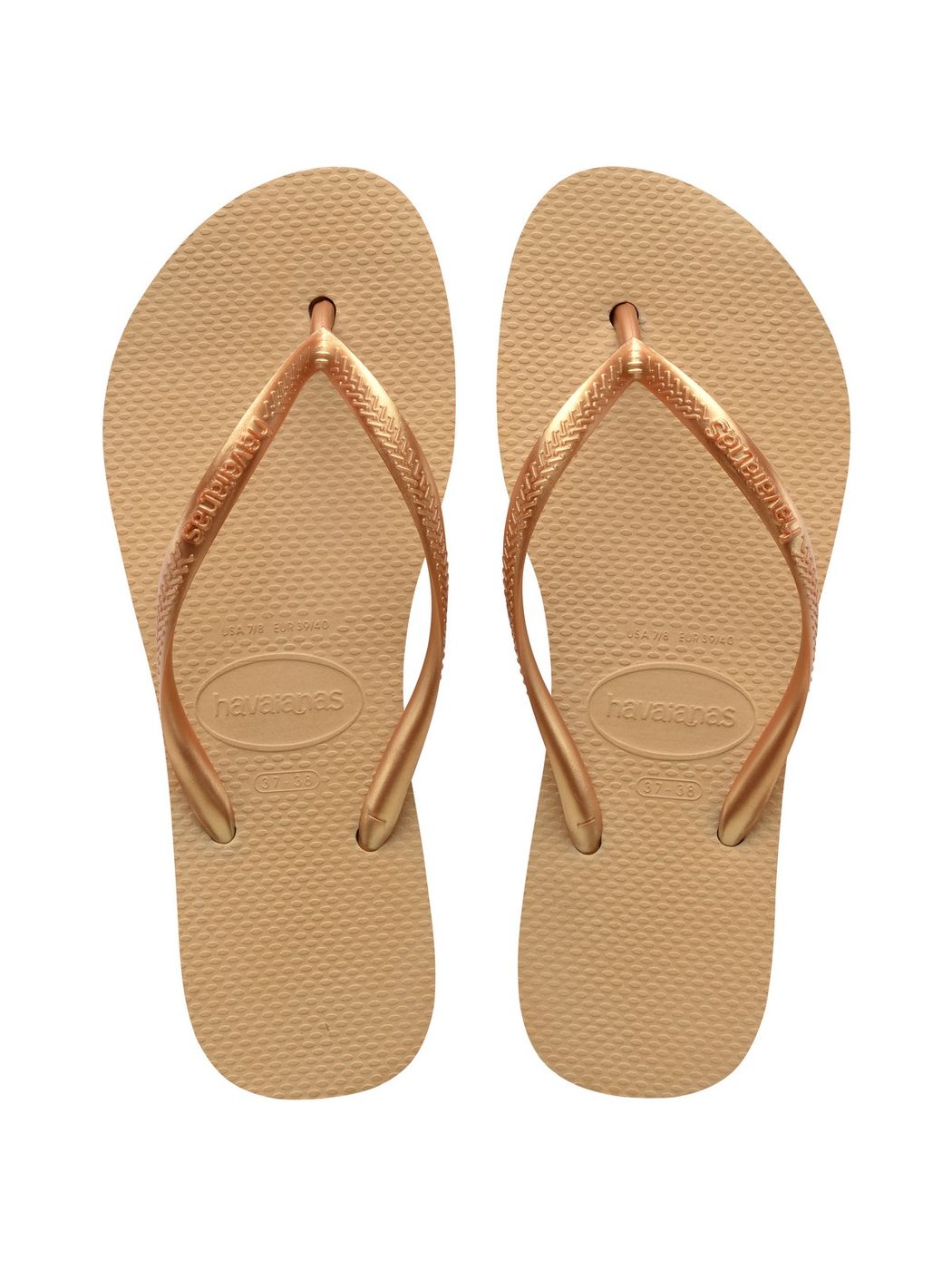 HAVAIANAS Infradito Donna Hav. Slim flatform 4144537.0570 Oro gioboutiqueweb