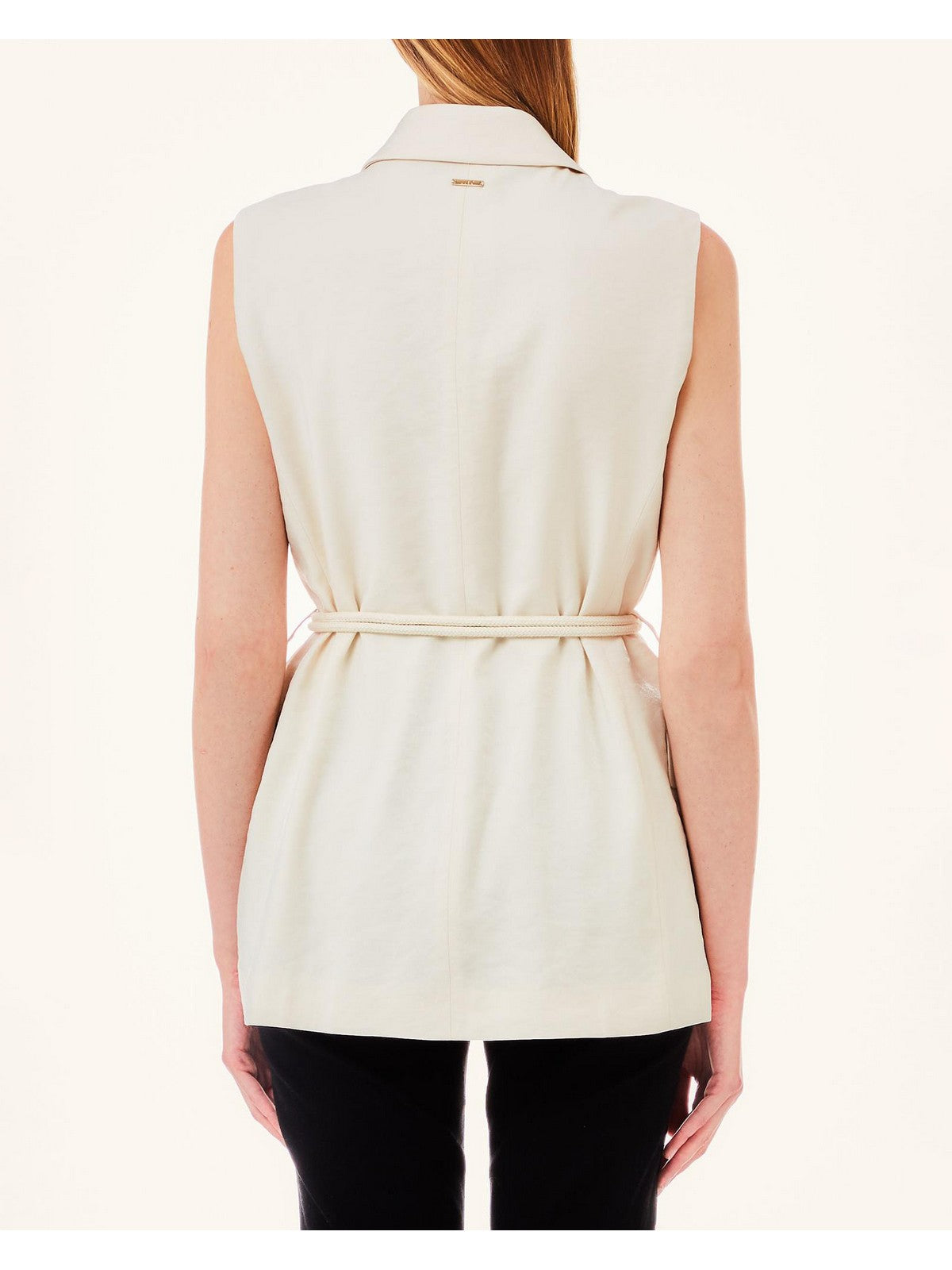 Liu Jo White Gilet Woman MA4356T3406 20304 Beige