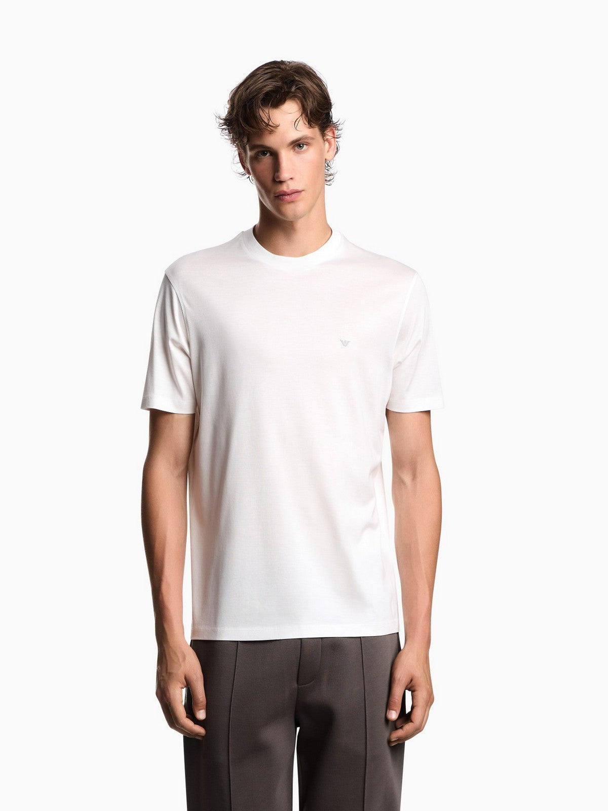 EMPORIO ARMANI Camiseta de hombre EM003137 AF10761 U0003 Blanco nieve