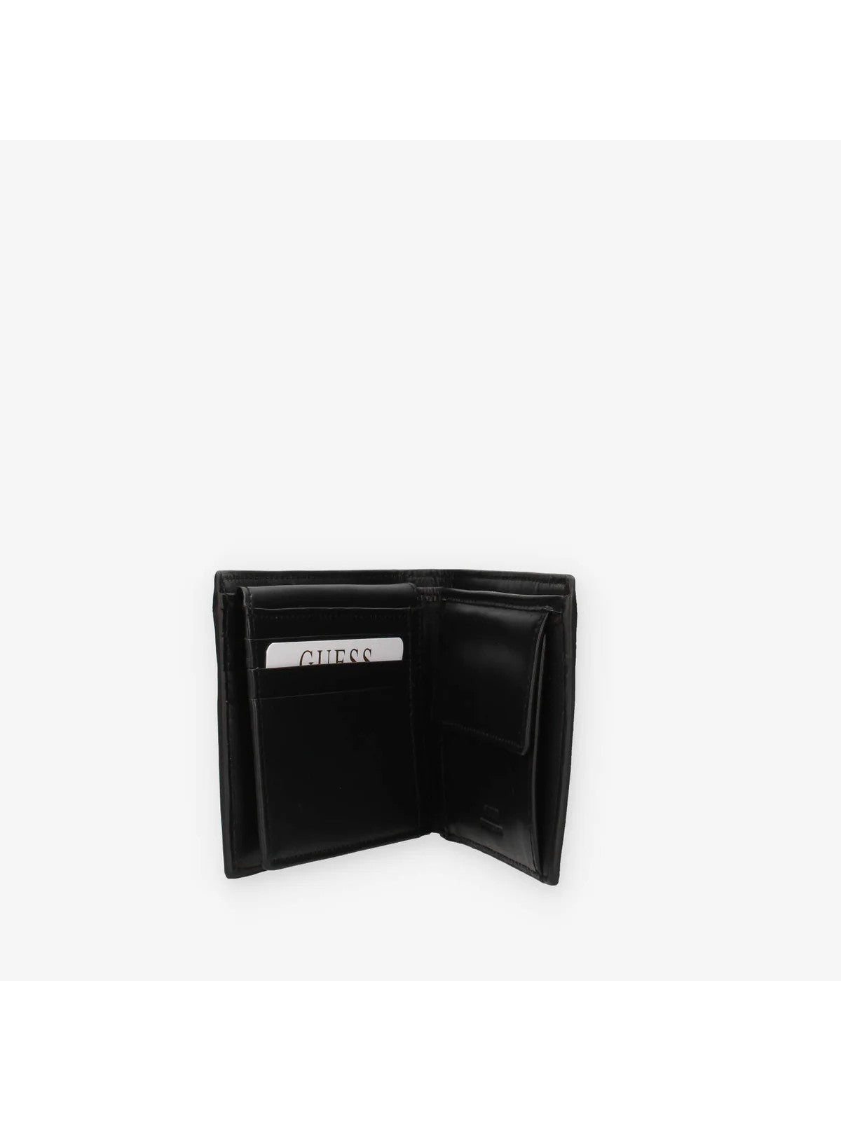 GUESS Portafoglio Uomo MADRID BLFLD W SEWN FLAP W C P SMMAGS LEA24 BLA Nero gioboutiqueweb