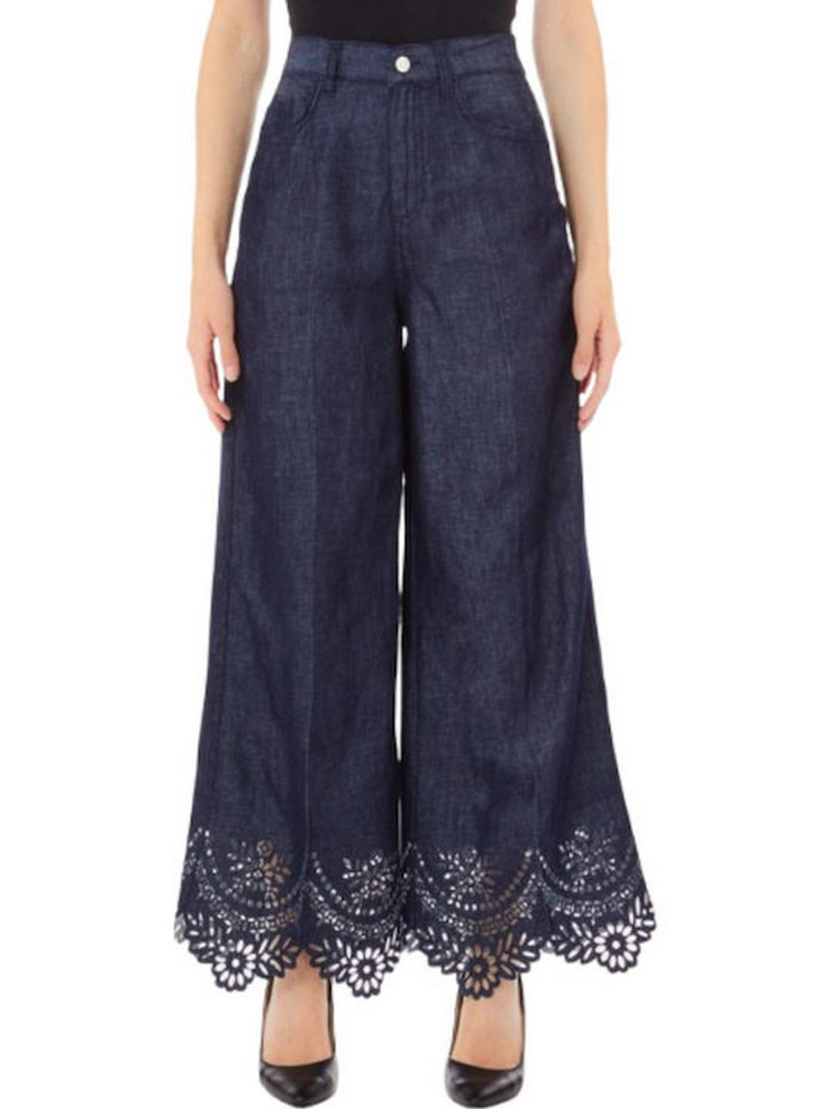 Liu Jo Blue Denim Frau Hosen UA5228D0247 77000 Normalwäsche