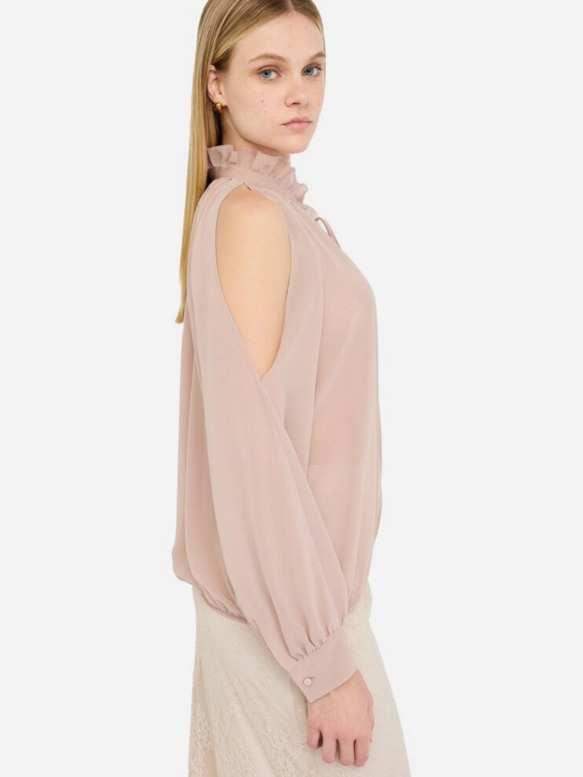 LIU JO BLACK Blusa Donna CF5396TS869 X0702 Light cipria