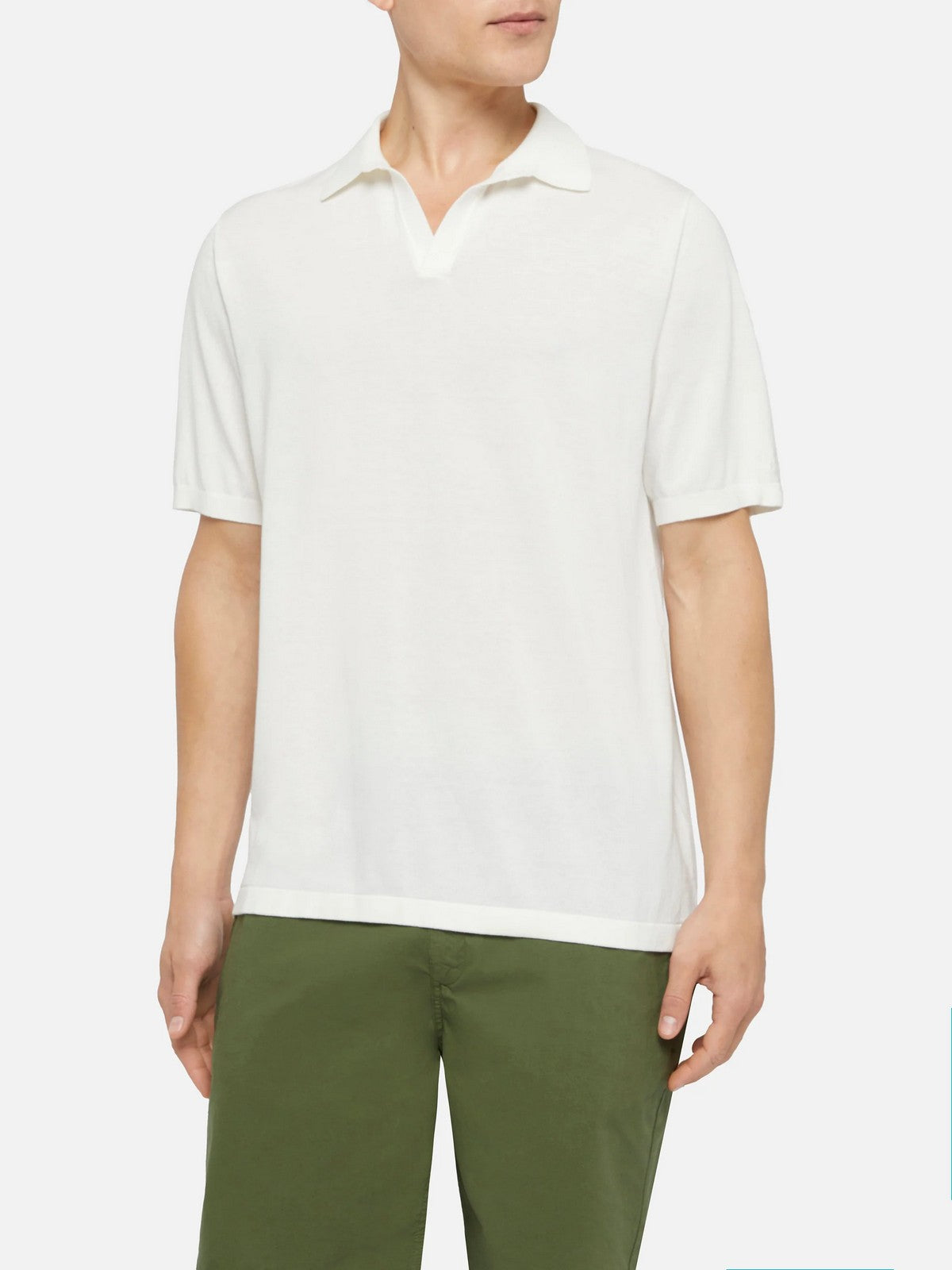 MC2 SAINT BARTH Polo Uomo SLOAN LINEN COTTON 00095L 10L CREAM