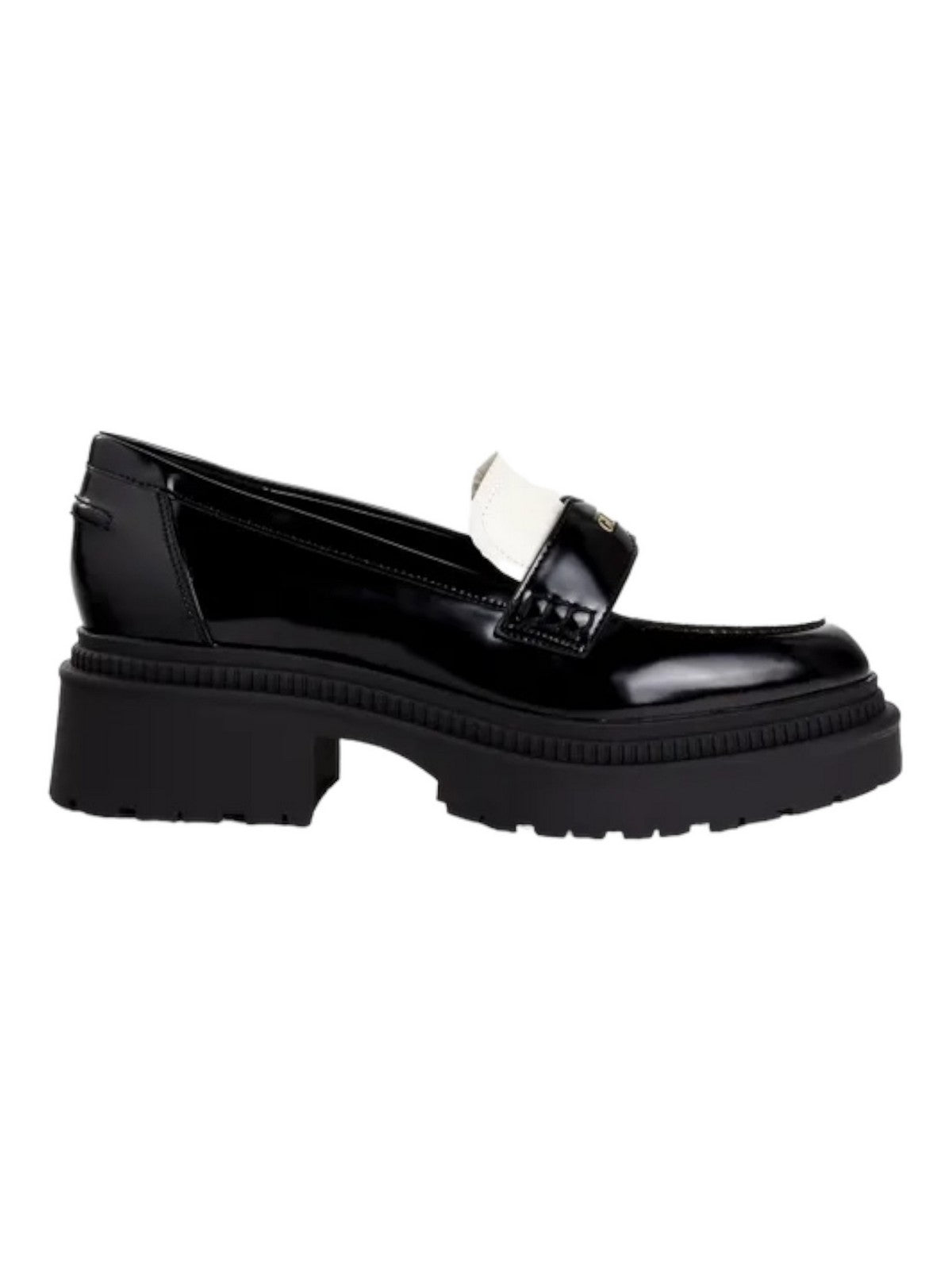 GUESS Mocassino Donna Finda2 FLTFI2 ELE14 BLKIV Nero gioboutiqueweb