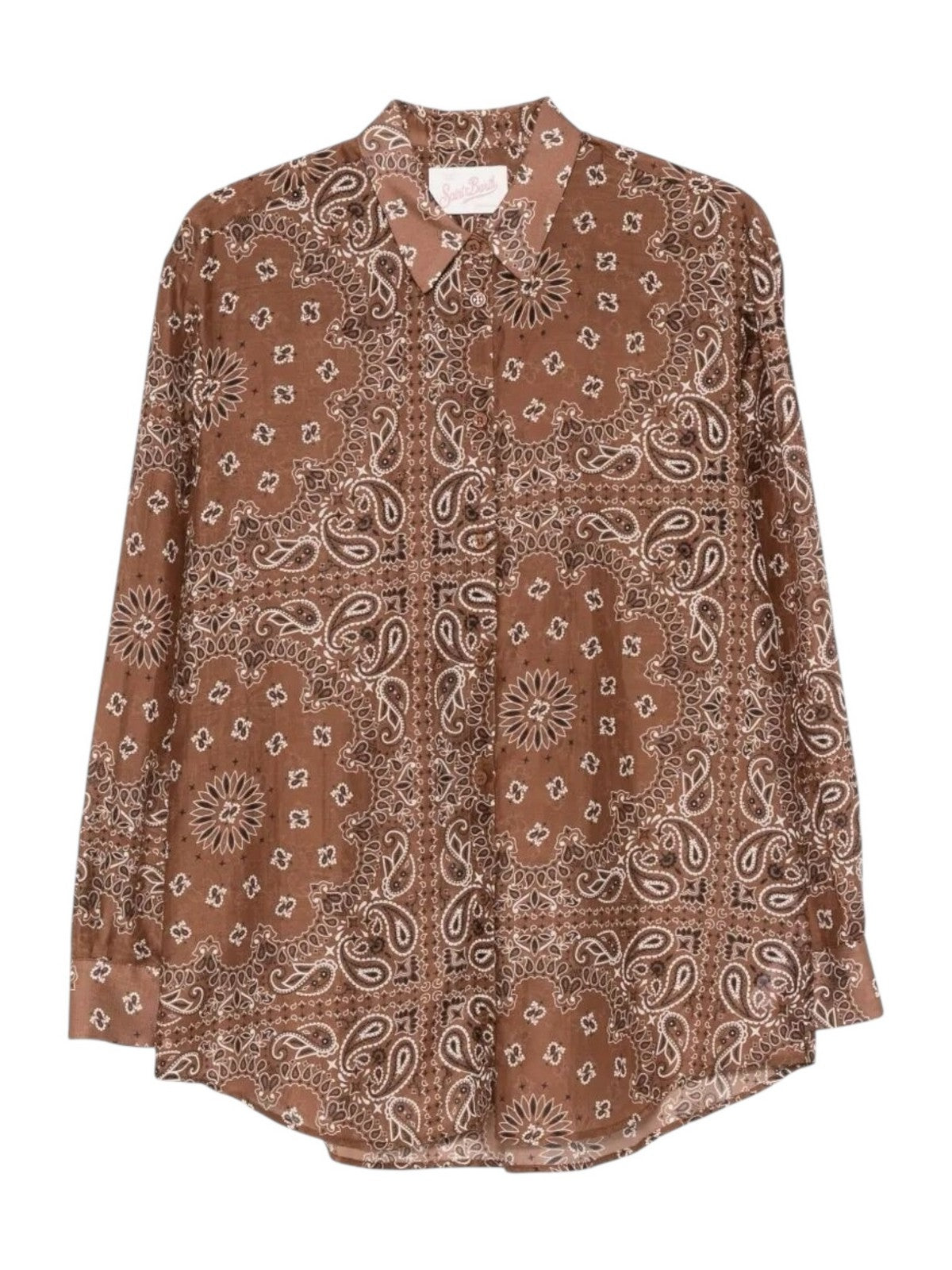 MC2 SAINT BARTH Camicia Donna BRIGITTE 01354L SILK VOILE BANDANNA ROUND 18