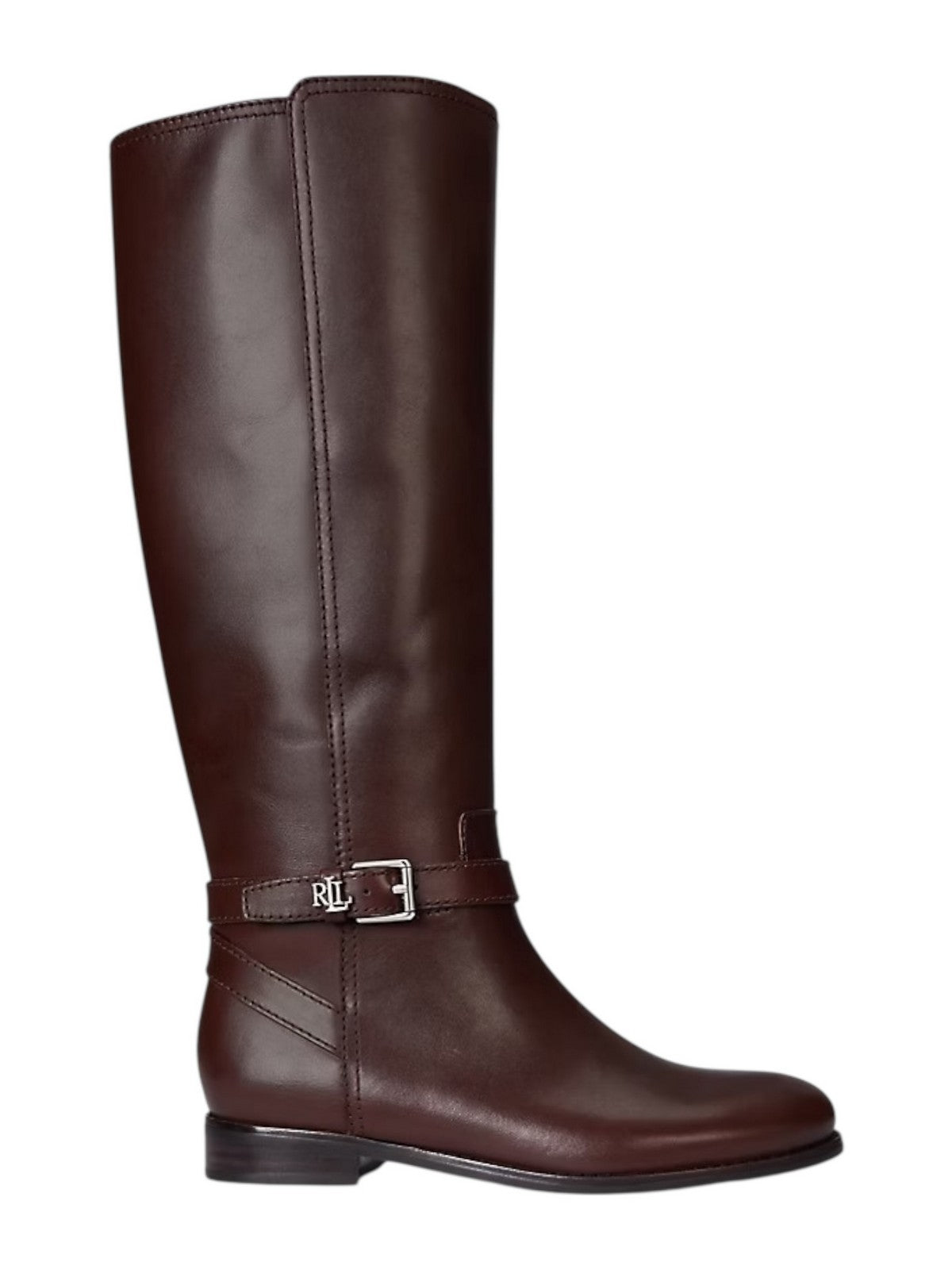 LAUREN RALPH LAUREN Stivali e Stivaletti Donna BROOKE TLL 2-BOOTS-TALL BOOT 802974383 002 DARK HICKORY gioboutiqueweb