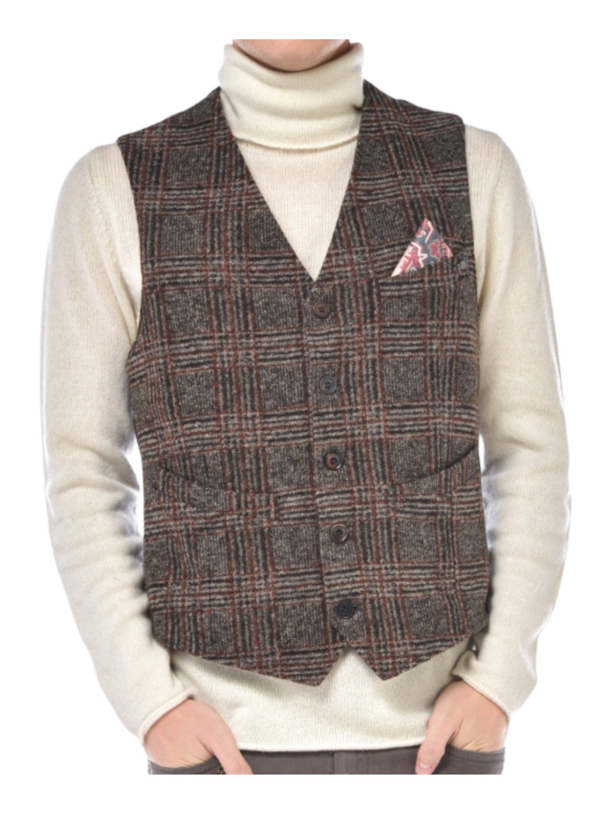 BOB Gilet Uomo A23DRUG377 T377 VAR.1 Grigio