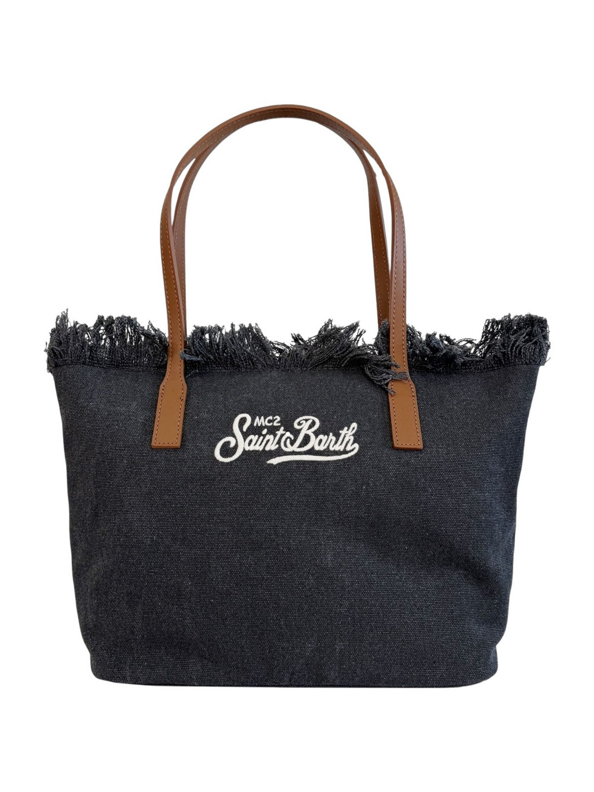 MC2 SAINT BARTH Borsa Donna CITY BAG FRINGE 01740L CANVAS 00 EMB