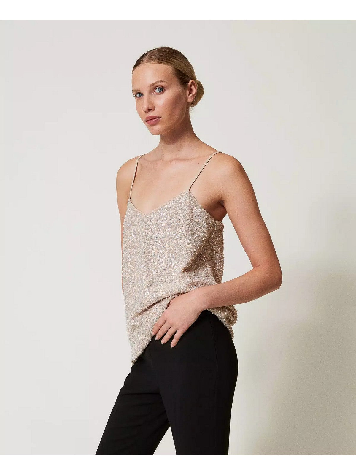 TWINSET Top Donna 251TP2201 12254 Beige gioboutiqueweb