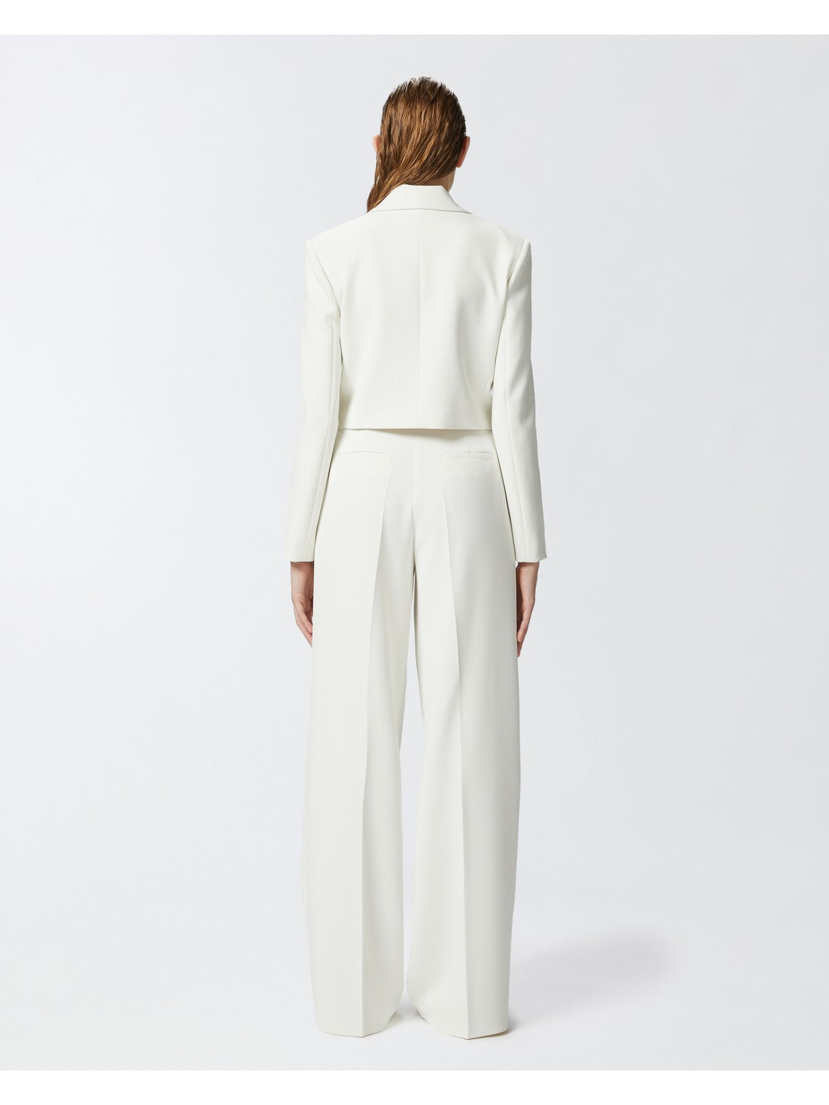 PINKO Giacca Donna Frejus Giacca Crepe Stretch Co 104067-A20A Z10 Bianco gioboutiqueweb