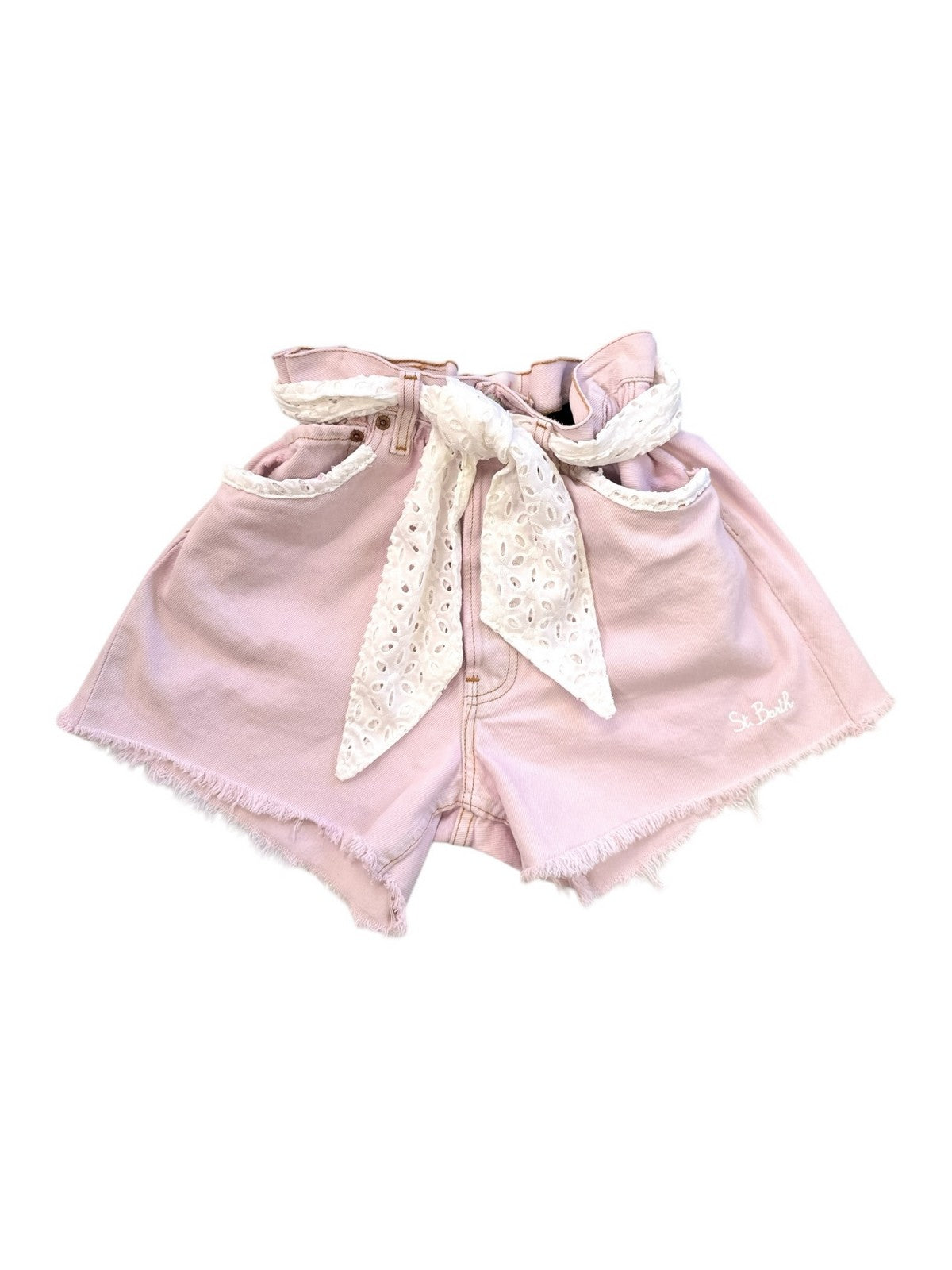 MC2 SAINT BARTH Pantaloncino Donna ARIZONA 06520H DENIM 21H SUNFLOWER EMBRY 01 gioboutiqueweb