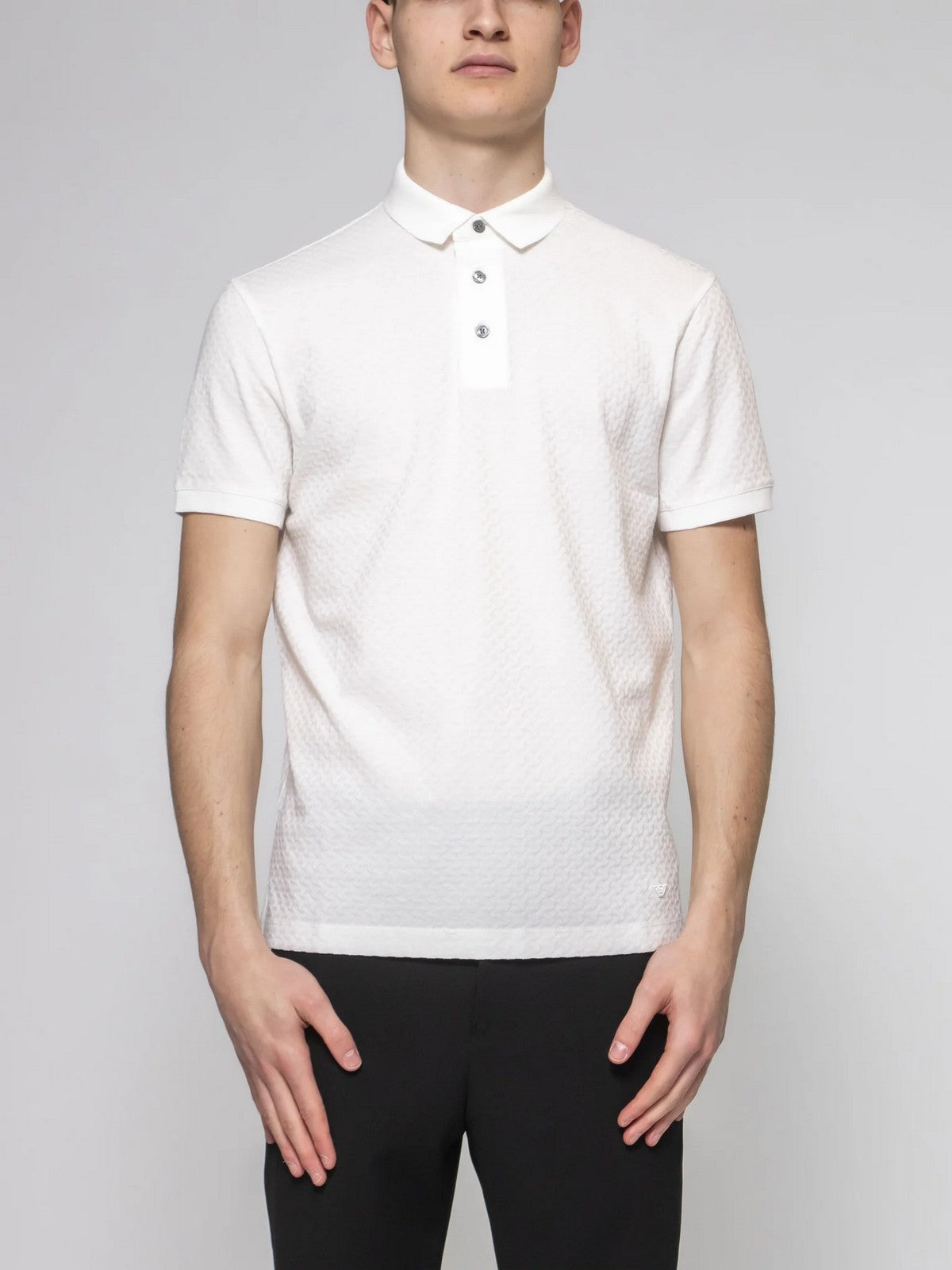 EMPORIO ARMANI Polo Uomo EM001295 AF10762 F0086 Bianco gioboutiqueweb