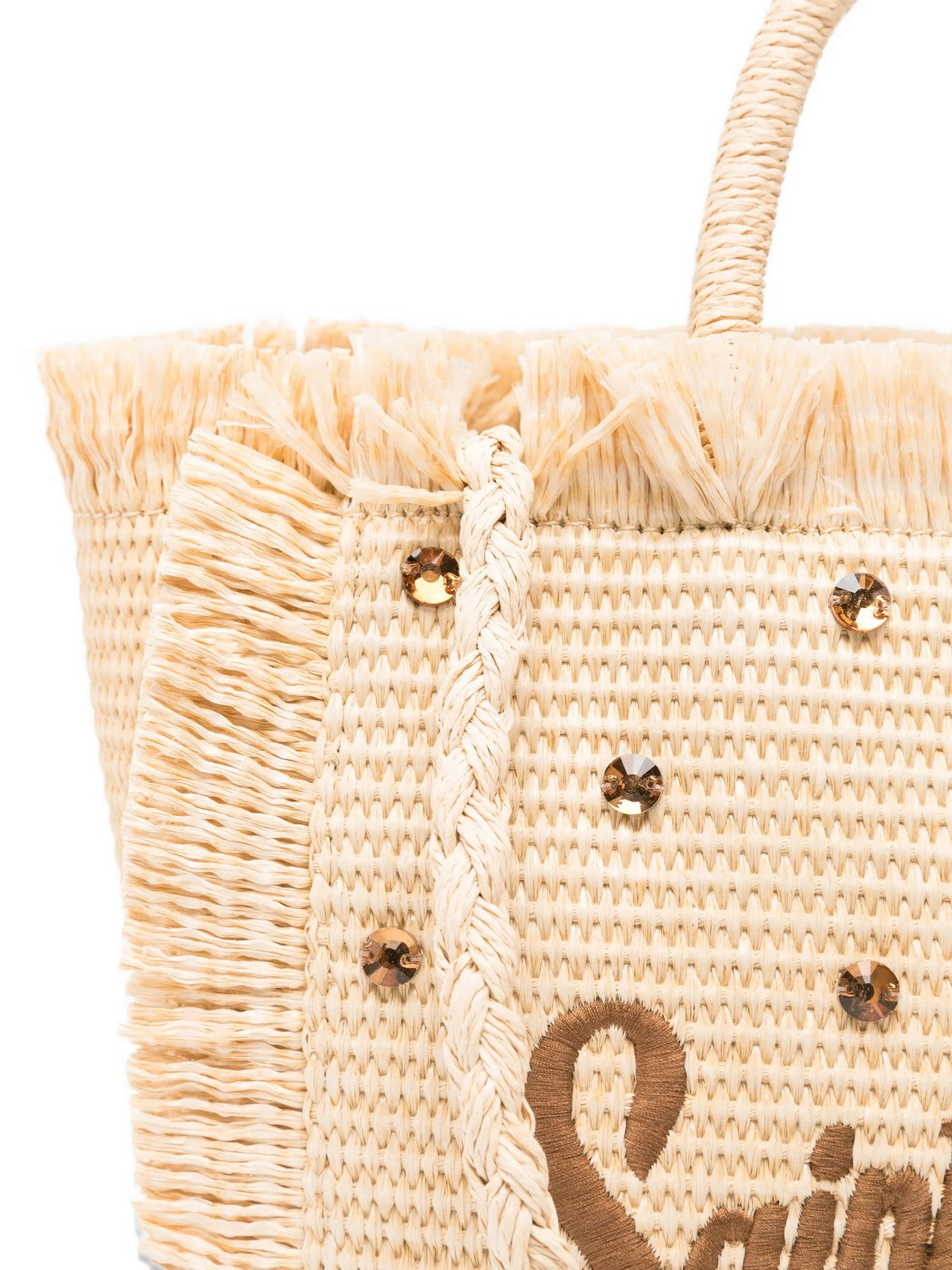 MC2 SAINT BARTH Borsa Donna COLETTE STRAW N 02747L STRASS 18 EMB