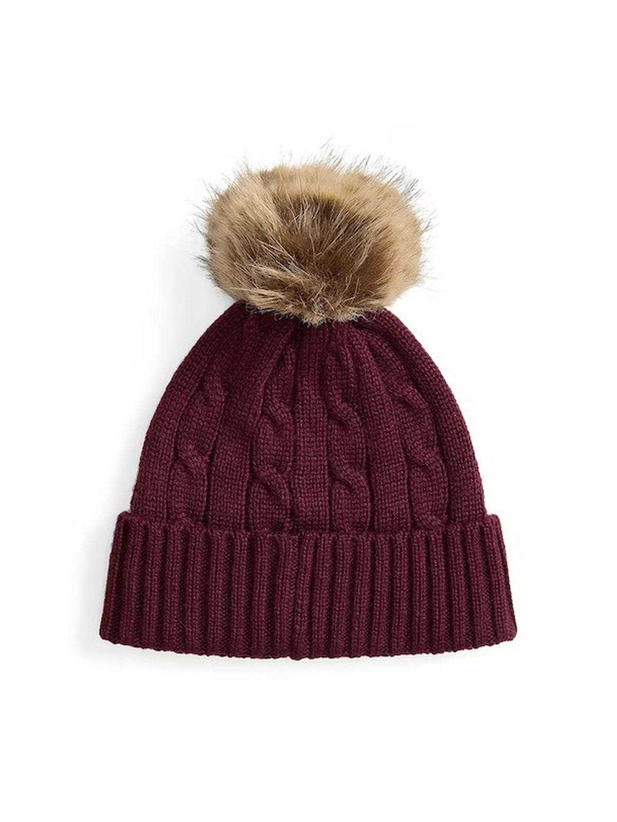 LAUREN RALPH LAUREN Cappello Donna CBL CRST PTC-HAT 454P04455 006 DARK GARNET gioboutiqueweb