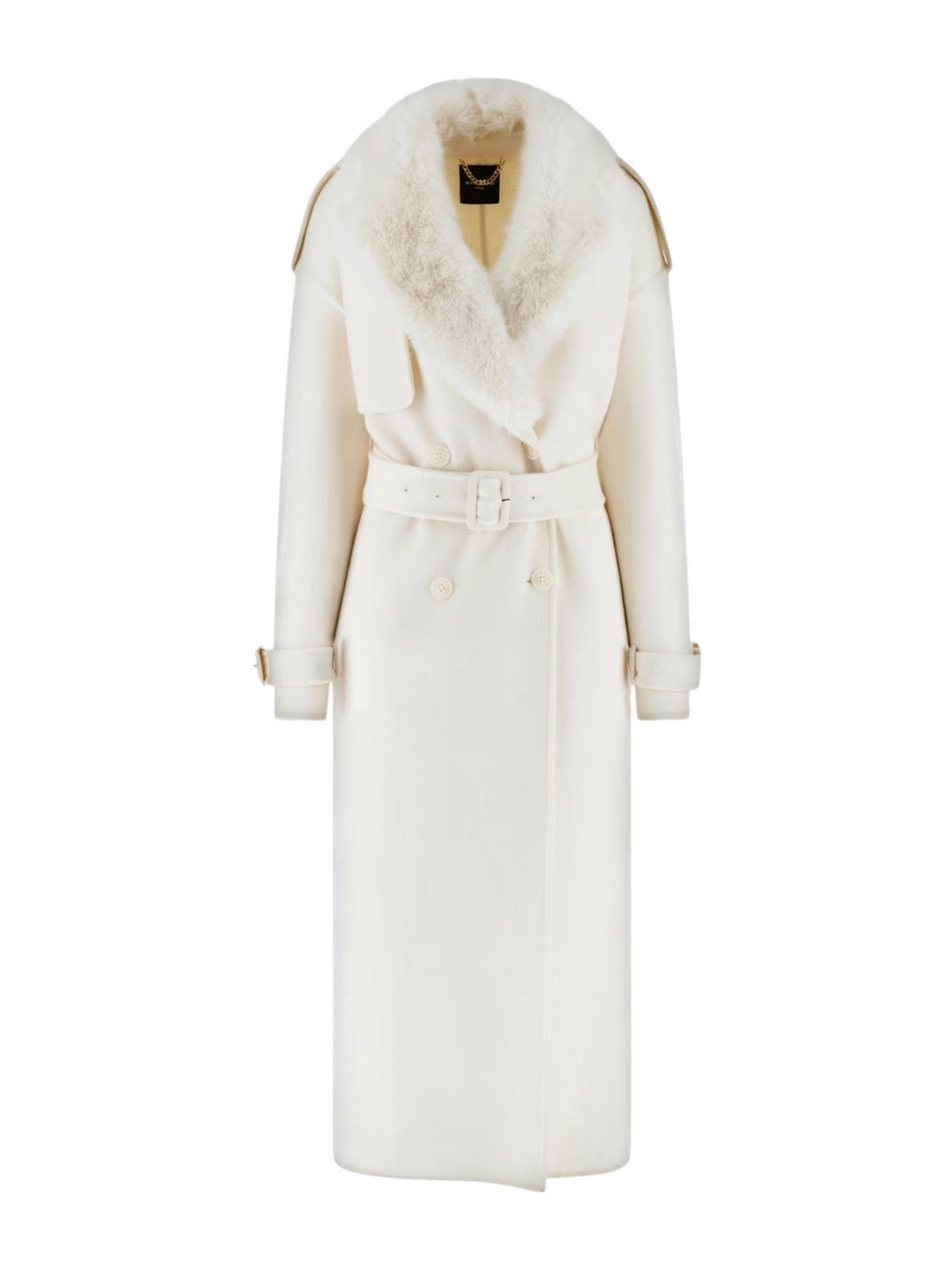 MARCIANO Cappotto Donna ELLA DOUBLE BREASTED COAT 5BGL02 7125A MCML MACADAMIA MULTI