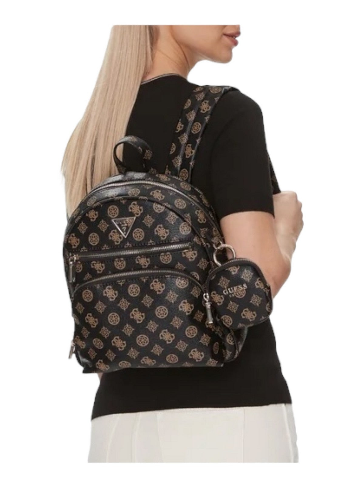 GUESS Zaino Donna Power Play Tech Tote HWPG90 06320 MLO Marrone gioboutiqueweb