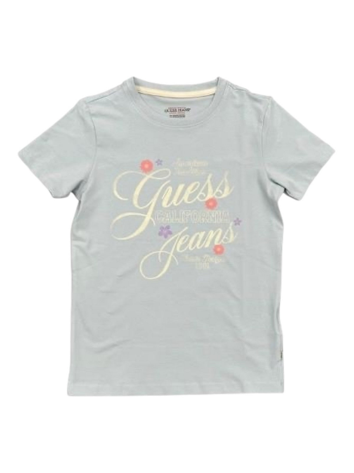 GUESS T-shirt Donna GJ SS SLIM FLOWER TEE W5GI24 J1314 G7O7 AZURE LAGUNA gioboutiqueweb