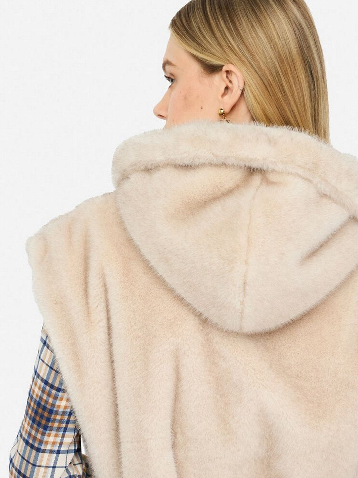 LIU JO WHITE Gilet Donna MF5364E1044 W9868 NATURAL BEIGE