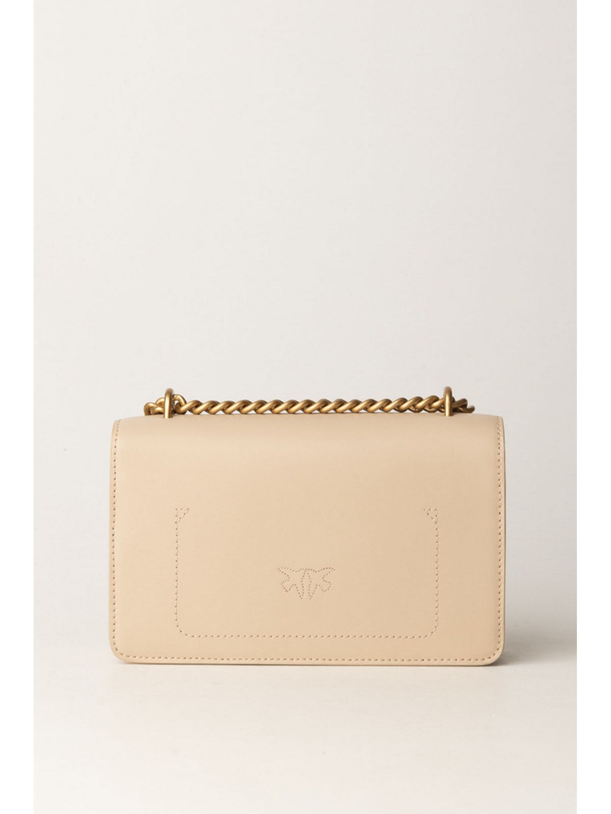 PINKO Borsa Donna Love One Mini Dc Vitello Seta 100074-A0F1 C50Q Beige gioboutiqueweb