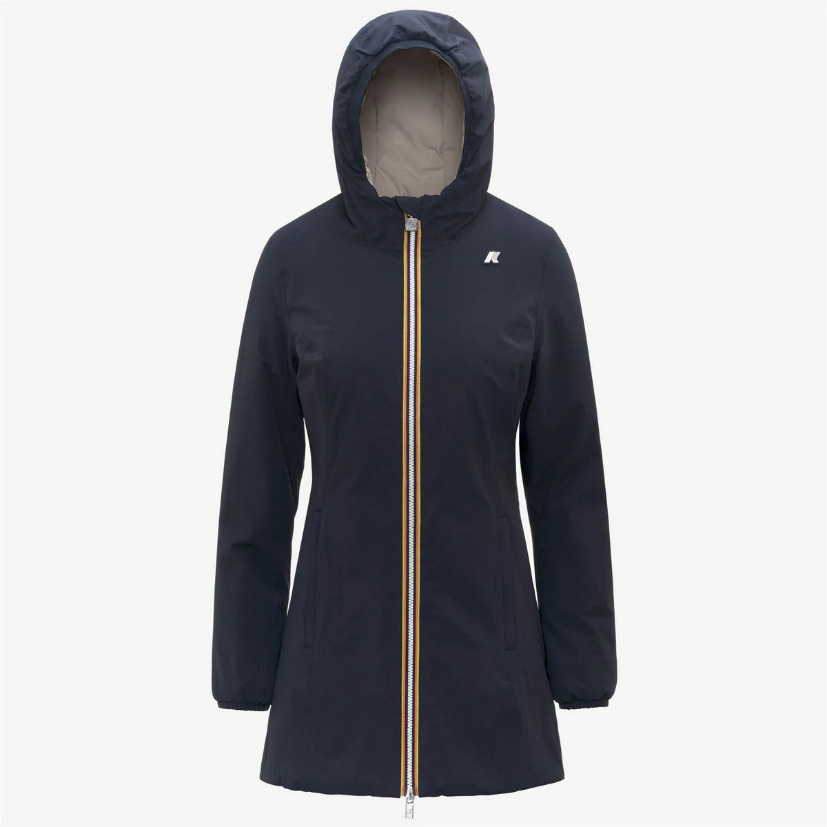 K-WAY Damenjacke DENISE ST WARM DOUBLE K6128UW BBC Blue Depth - Beige C