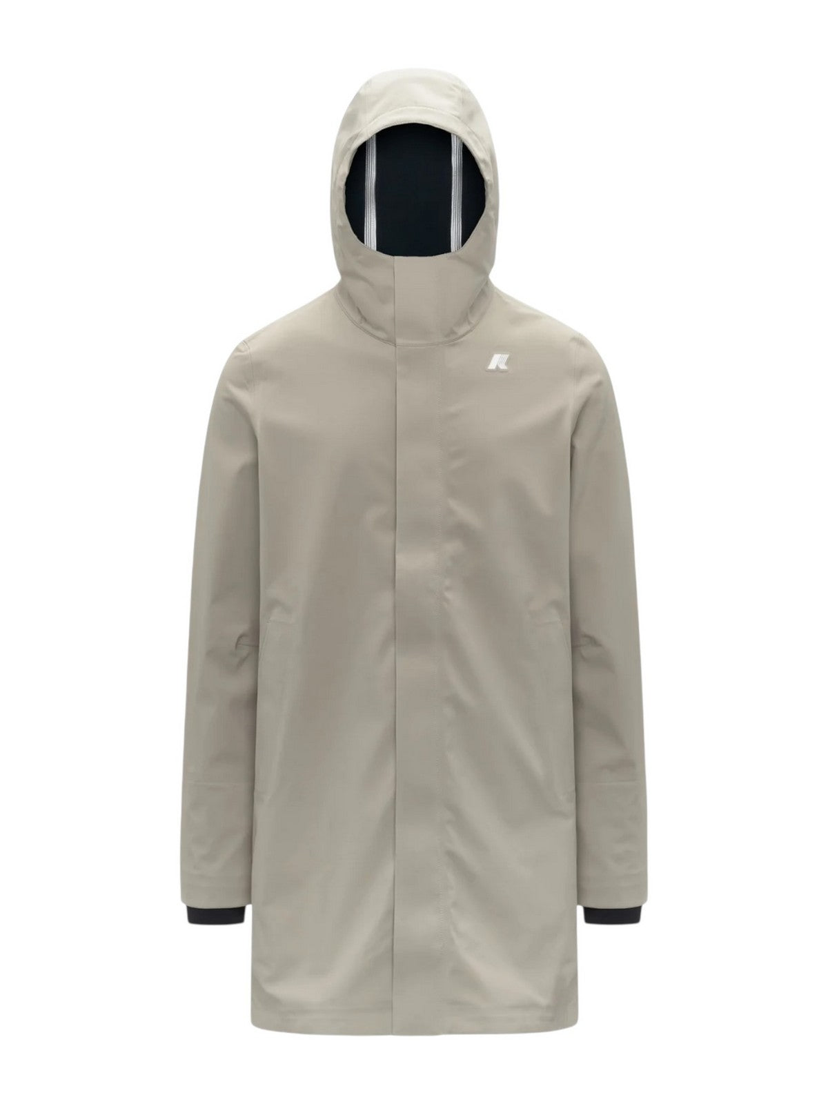 K-WAY Giubbino Uomo Thomas bonded K7126WW B2A Beige Cashmere - Blu