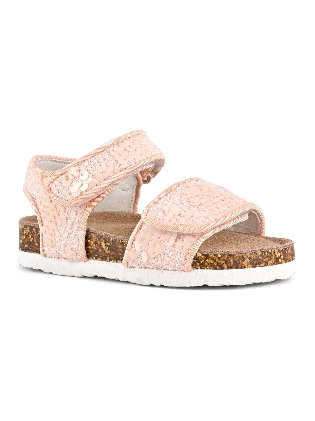 COLORS OF CALIFORNIA Sandalo Bambine e ragazze sandal sequins velcro strap HC.2501 PIN PINK