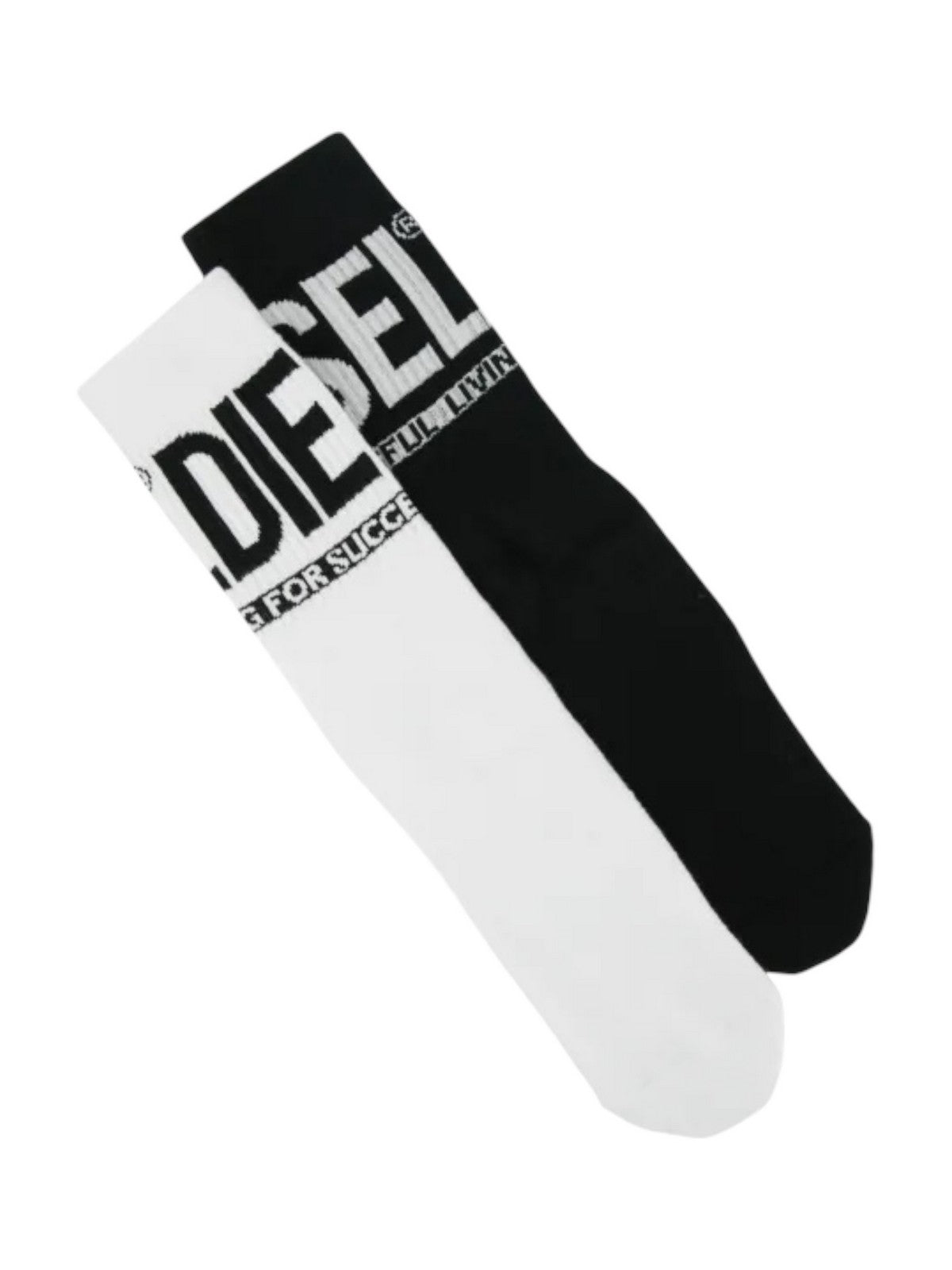 Diesel socks Children and teenagers 00J4mx 0bown K900g Black+White