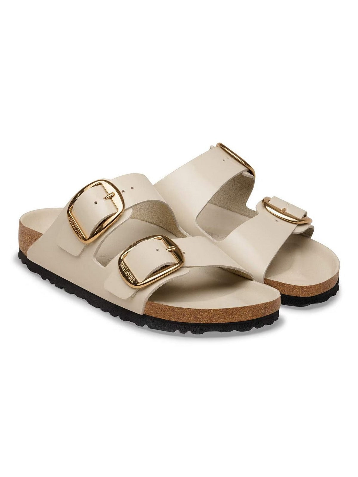 BIRKENSTOCK Sandalo Donna Arizona Big Buckle HEX shine oyster, Natural Lea 1031873 SHINE OYSTER