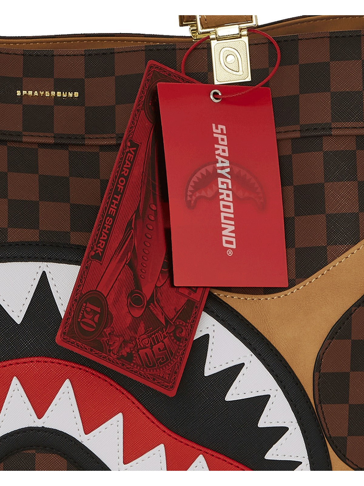 SPRAYGROUND Borsa Donna HENNYVILLE TORTUGA TOTE 910T7996NSZ MARRONE