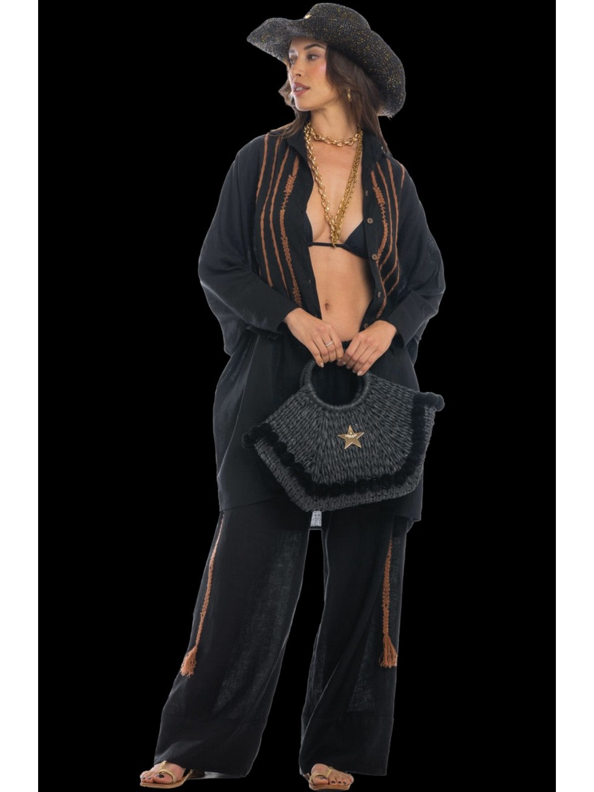 PIN-UP STARS Borsa Donna PG508XB 034 Nero