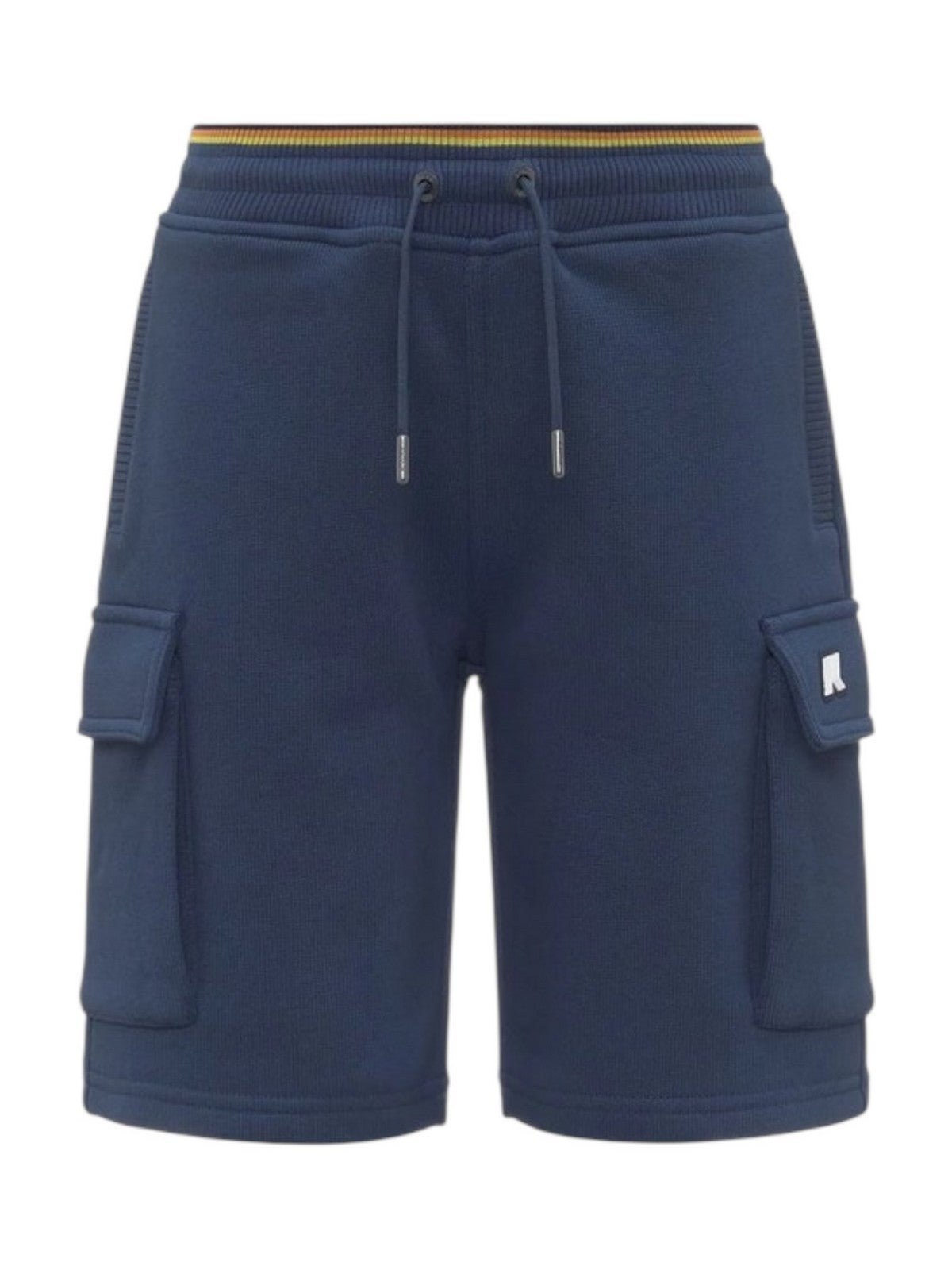K-WAY KIDS Bermuda Bambini e ragazzi P. ERIK STRIPES FRENCH TERRY K7133SW B67 Blue Insignia