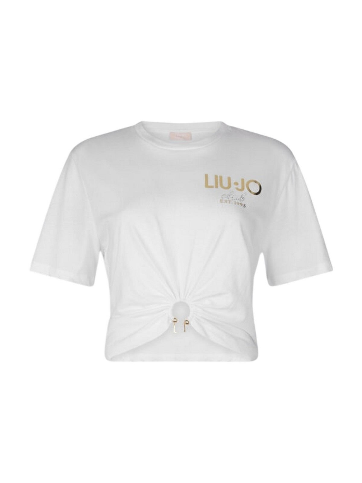 LIU JO WHITE T-shirt Donna WA5139JS923 M9513 Bianco gioboutiqueweb