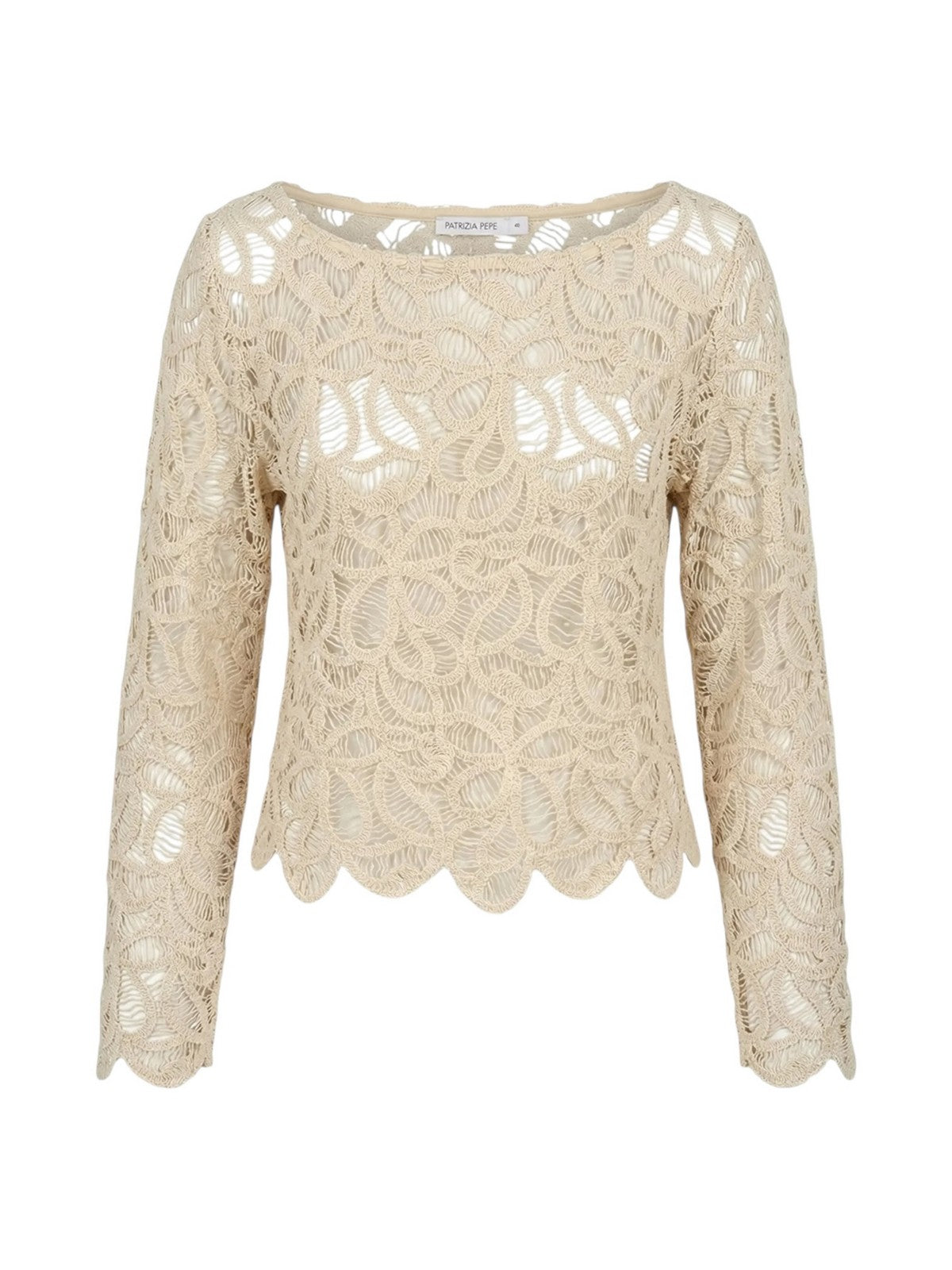 PATRIZIA PEPE Maglia Donna 2M4560 A774 B891 NATURAL SAND