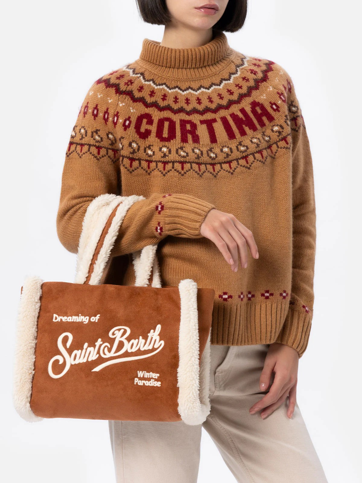 MC2 SAINT BARTH Borsa Donna COLETTE SHEARLING 00486I 1910 EMB