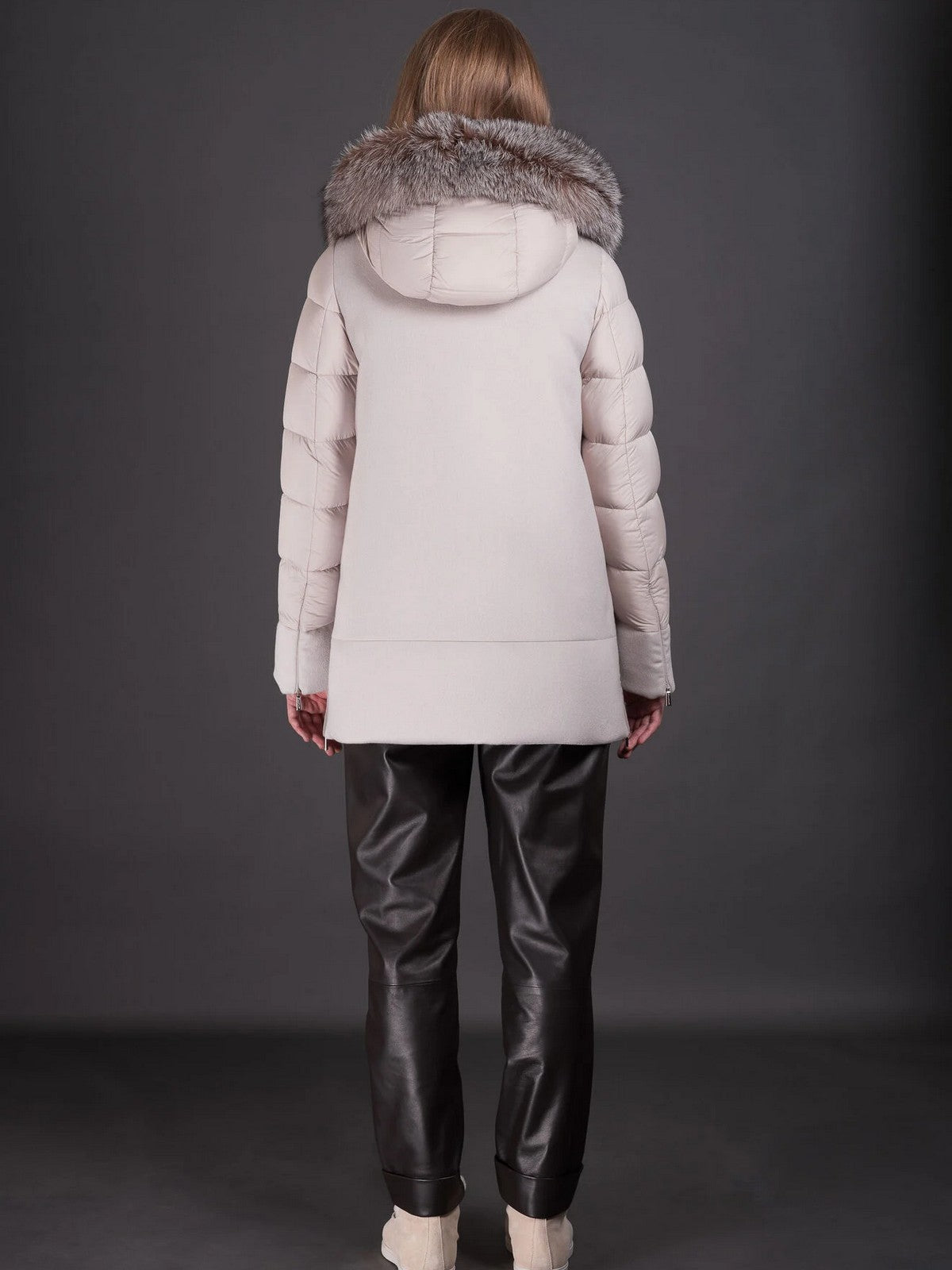 Moorer Freesia-Le Modgi300007 U0105 Weiß Down Jacke