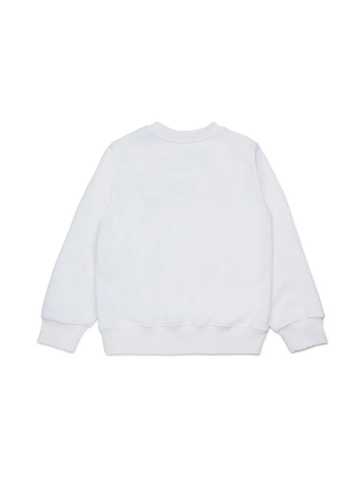 DIESEL Felpa Bambini e ragazzi J02483 KYAZ3 K100 Bianco gioboutiqueweb