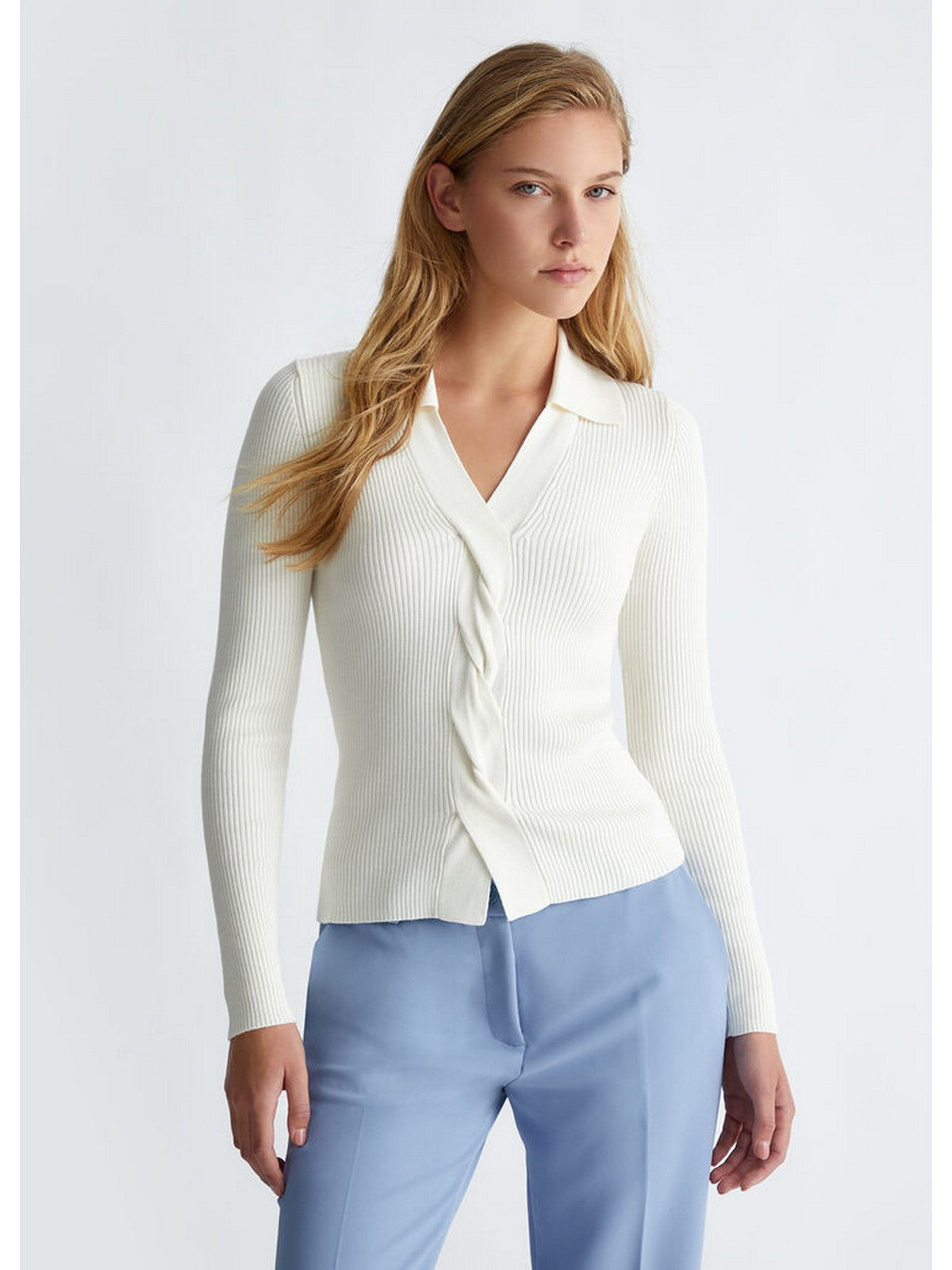 LIU Jo White Women's Shirt WF4016MS49I 10701 White