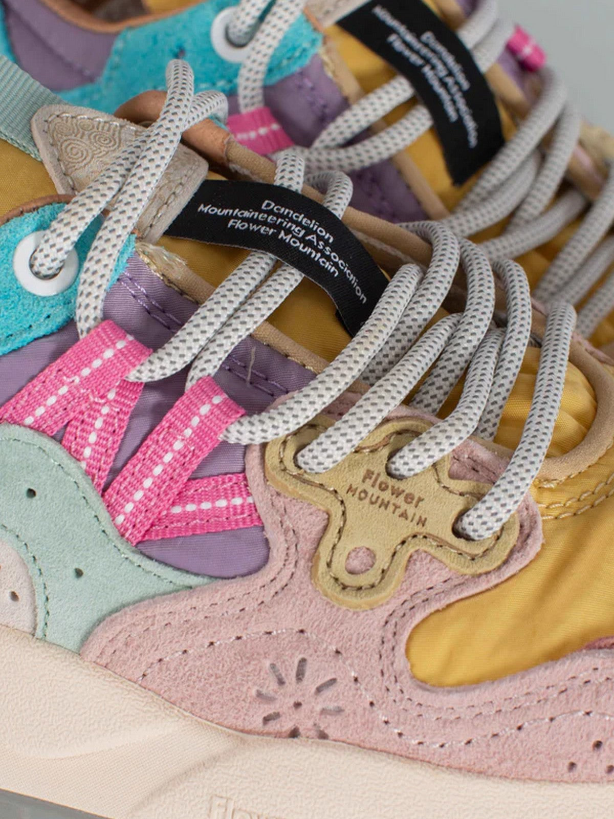 FLOWER MOUNTAIN Sneaker Donna YAMANO 3 WOMAN 2017817-01-1H07 PINK-OCHER-LIGHT PINK