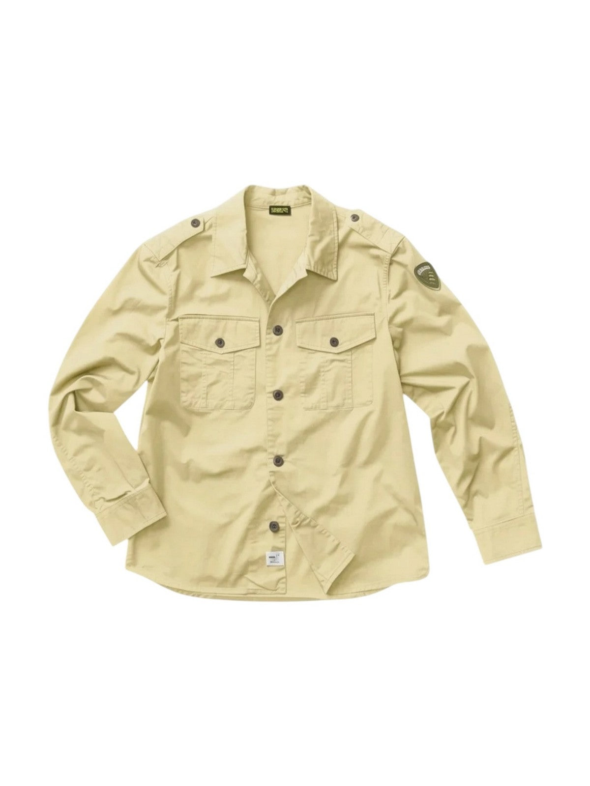BLAUER Camicia Uomo LANGLEY 26SBLUS01358 007499 327 BEIGE NATURALE