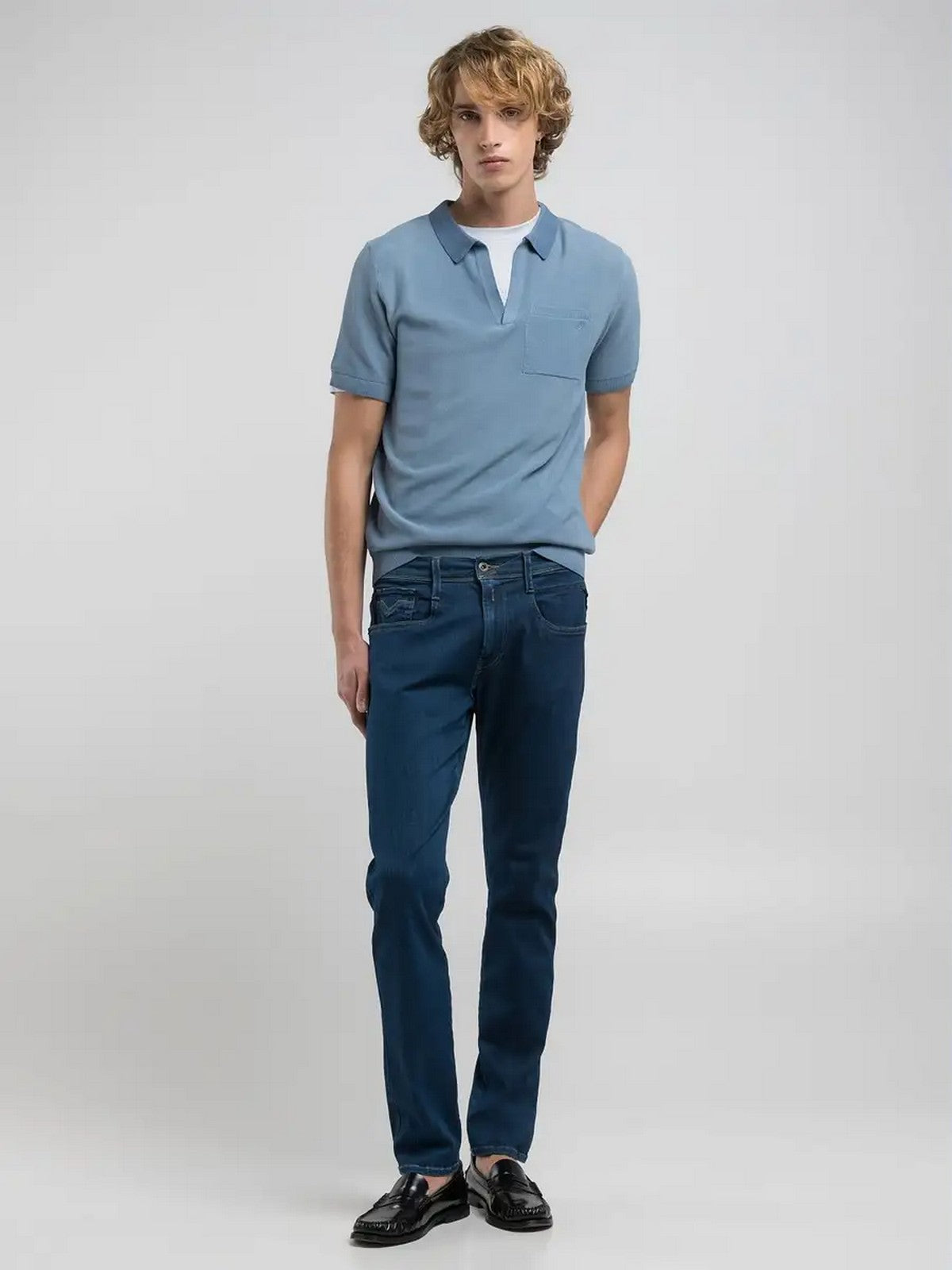 REPLAY Jeans Uomo M914Y000661K13 007 DARK BLUE