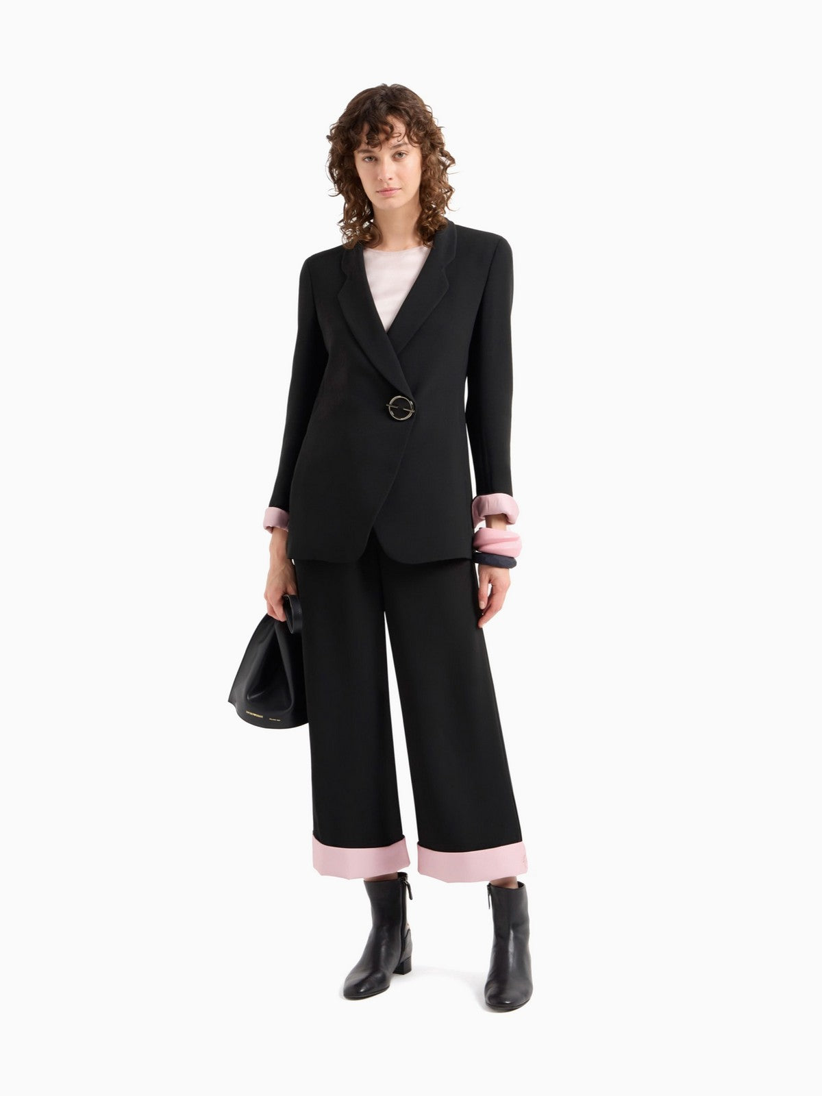 EMPORIO ARMANI Pantalone Donna EW001416 TE10418 UC001 Nero