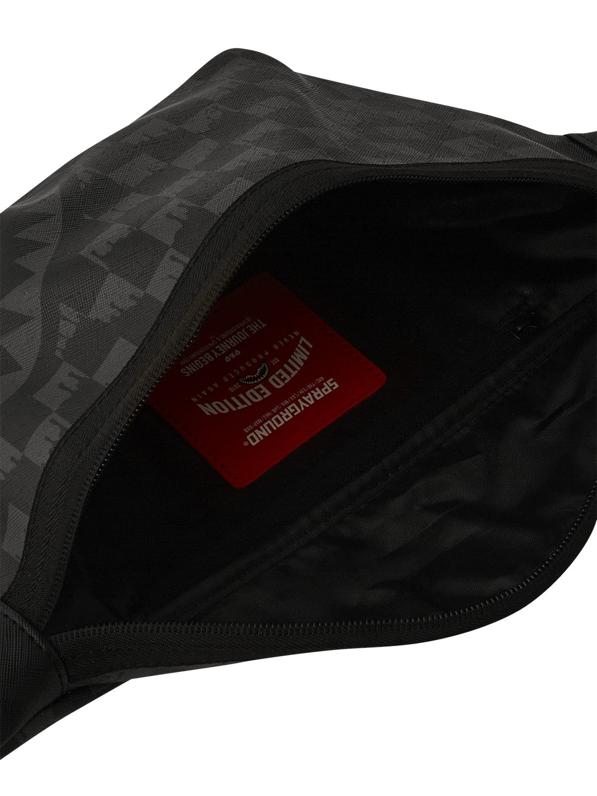 SPRAYGROUND Morsuve man Hangover Drip Check Savvy Crossbody 910B6854NSZ BLACK