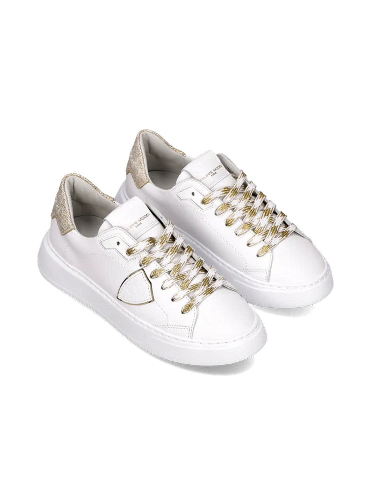 Philippe Model Temple Low Woman Sneaker Femme Btld VG12 White