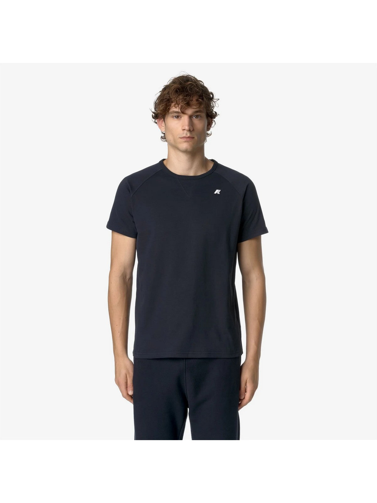 K-WAY T-Shirt e Polo Uomo EDWING JS PEACH K2125KW K89 Blu gioboutiqueweb