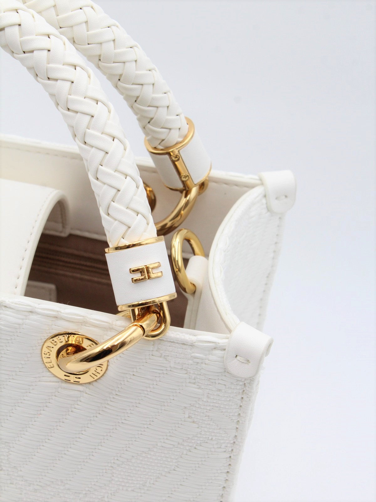 ELISABETTA FRANCHI Borsa Donna BS13A51E2-360 Avorio gioboutiqueweb