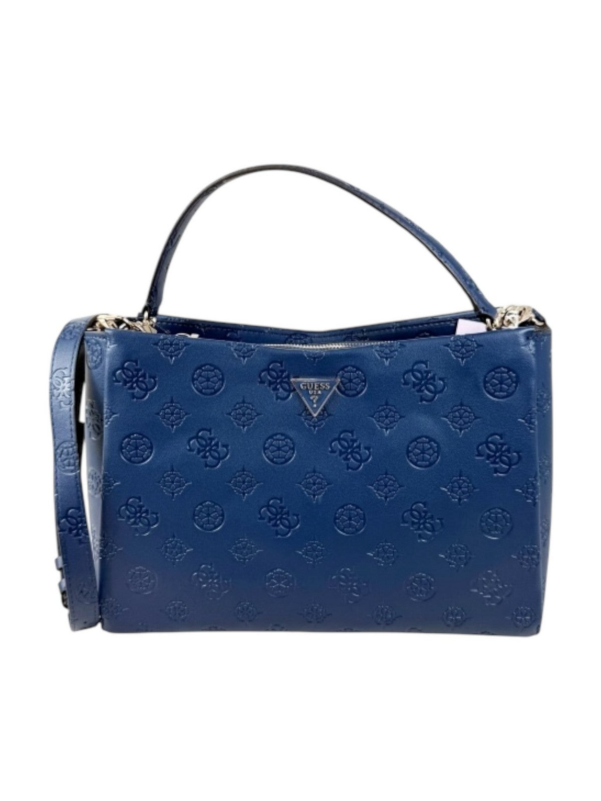 GUESS Borsa Donna TISHA LARGE GIRLFRIEND SATCHEL HWPD77 64070 MDL MIDNIGHT LOGO